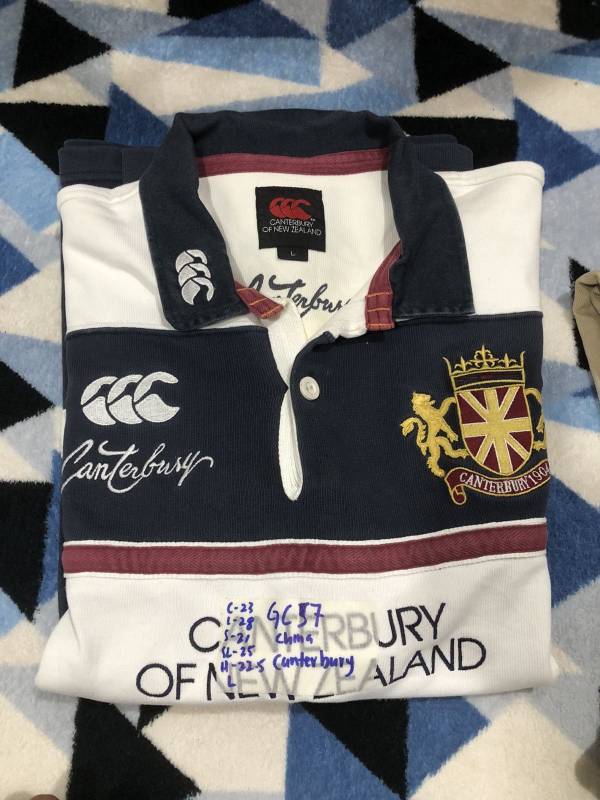 Canterbury of New Zealand Canterbury Polo Long Sleeve Shirt Size US L / EU 52-54 / 3 - 11 Thumbnail
