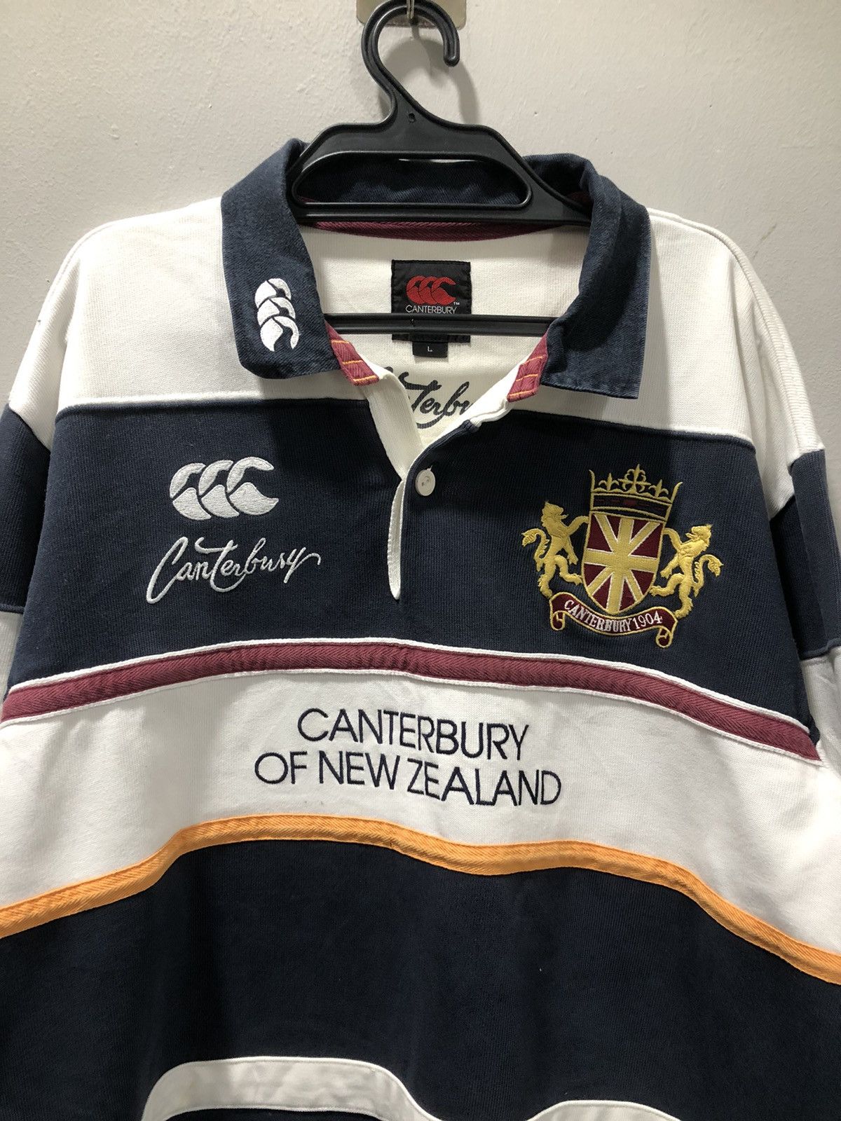 Canterbury of New Zealand Canterbury Polo Long Sleeve Shirt Size US L / EU 52-54 / 3 - 5 Thumbnail