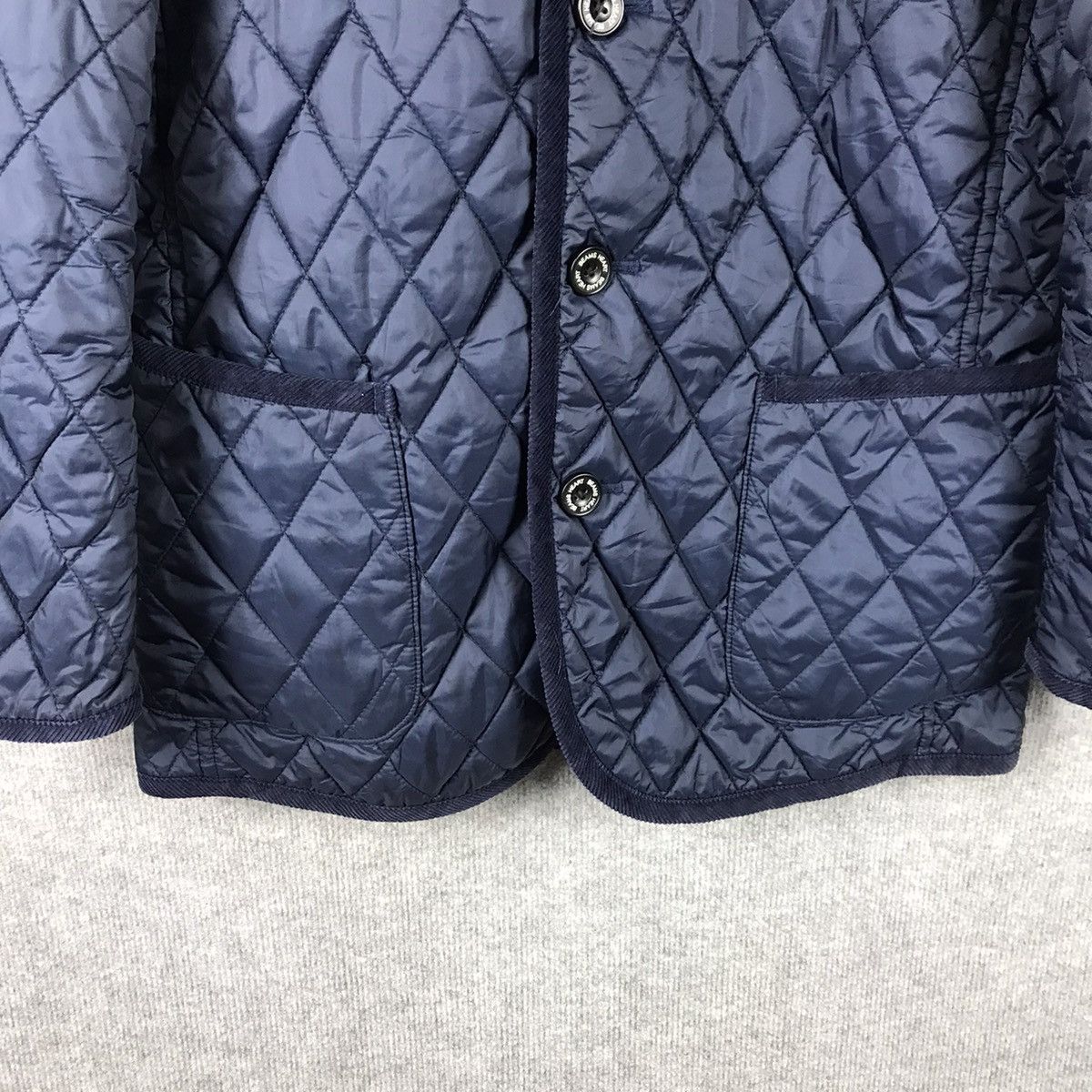 Beams Plus JAPAN BRAND PUFFER QUILTED ISSEY MIYAKE STYLE NAVY JACKET Size US M / EU 48-50 / 2 - 3 Thumbnail