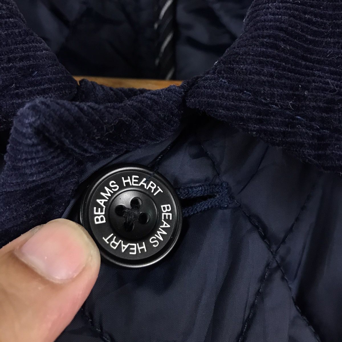 Beams Plus JAPAN BRAND PUFFER QUILTED ISSEY MIYAKE STYLE NAVY JACKET Size US M / EU 48-50 / 2 - 5 Thumbnail