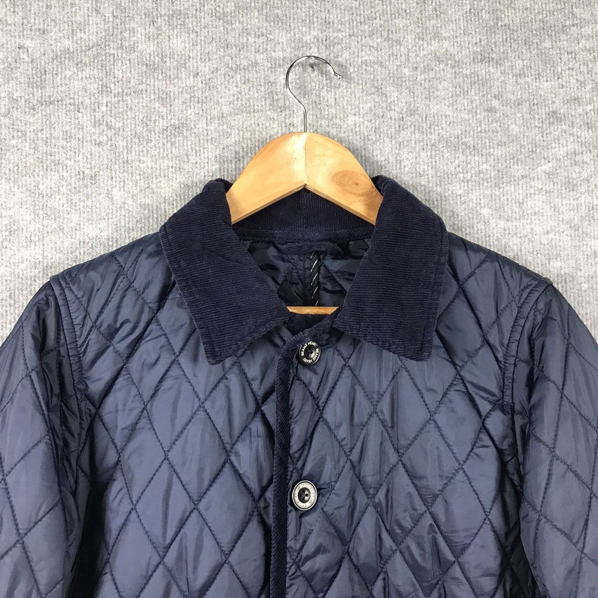 Beams Plus JAPAN BRAND PUFFER QUILTED ISSEY MIYAKE STYLE NAVY JACKET Size US M / EU 48-50 / 2 - 2 Thumbnail