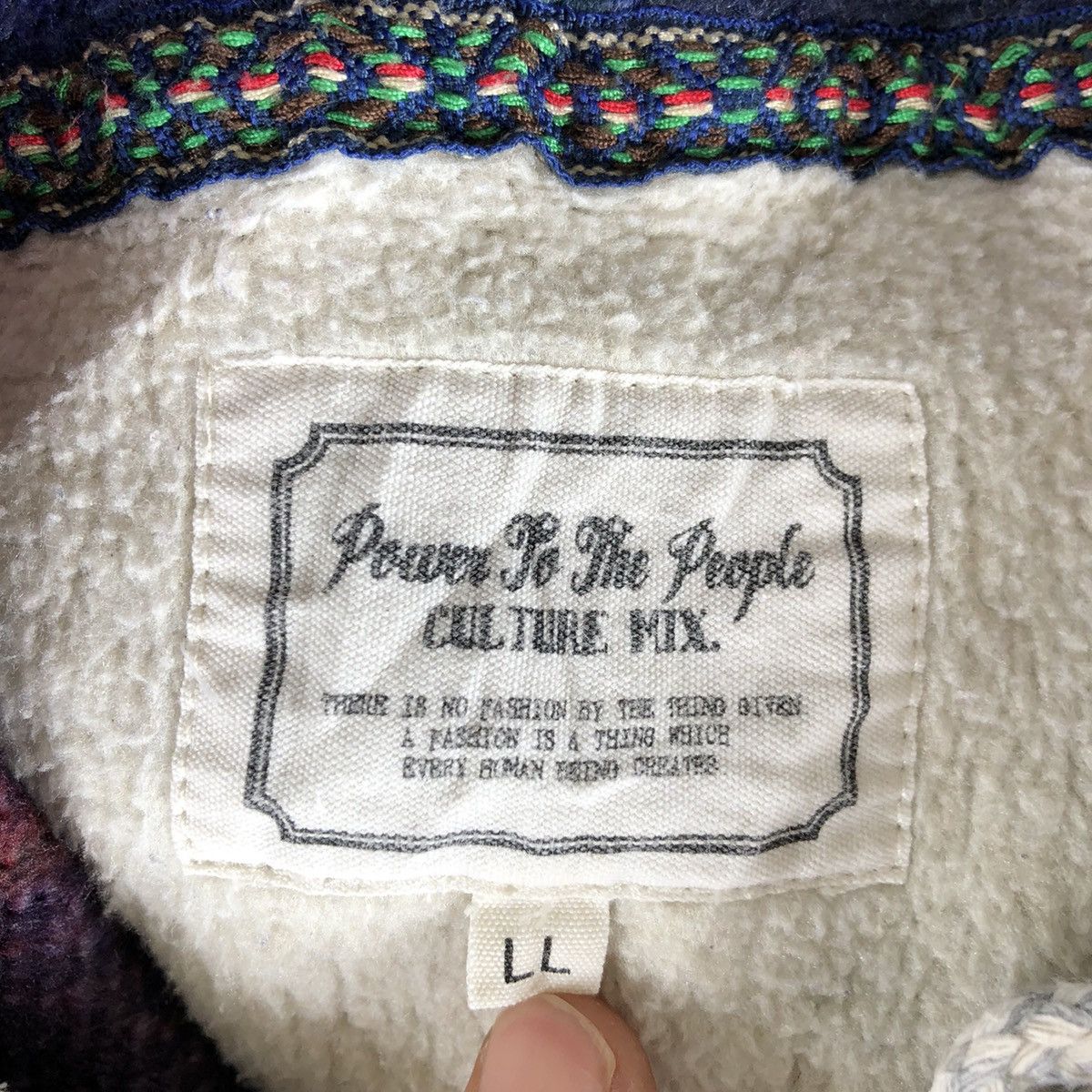 Japanese Brand Japan brand Power to The People skate Hoodie Size US L / EU 52-54 / 3 - 7 Thumbnail