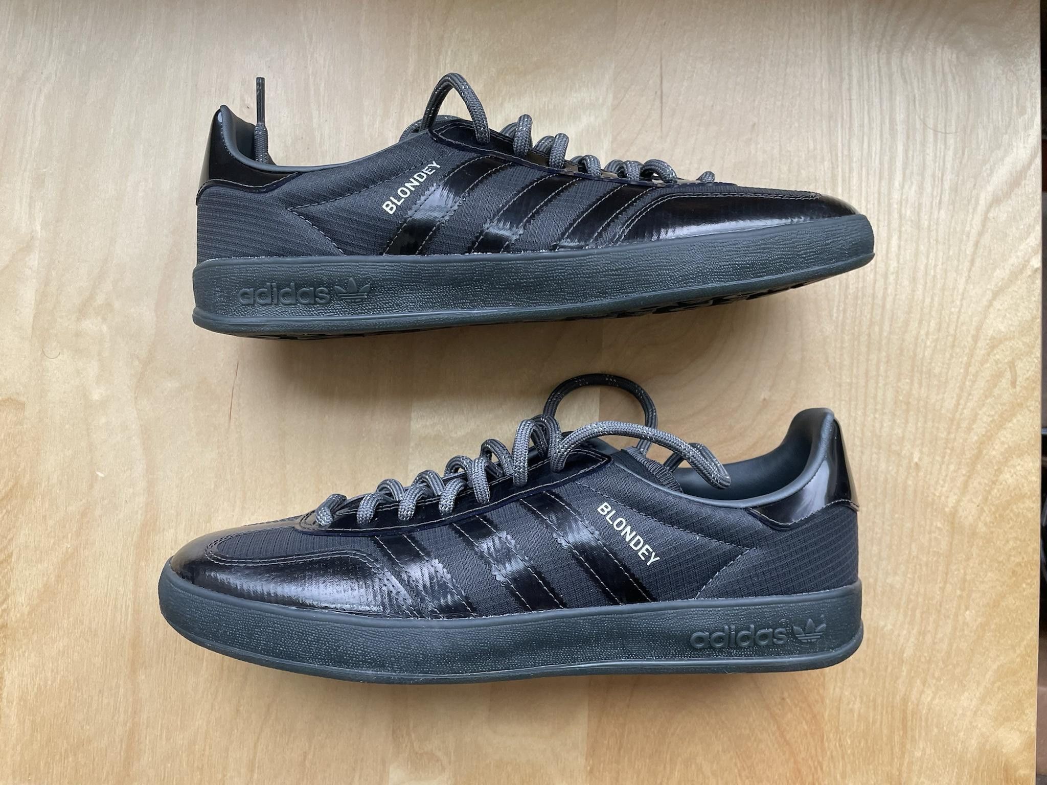 Adidas Unreleased Blondey McCoy Gazelle Indoor "Triple Black" Size US 9 / EU 42 - 1 Preview