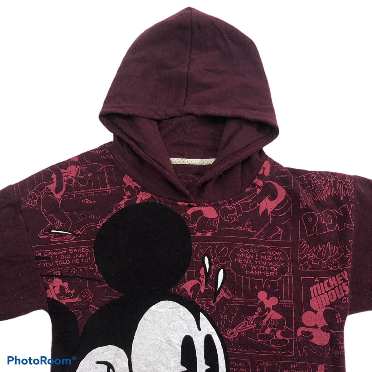 Disney Mickey Mouse Full Print Hoodie Pullover Sweatshirt Size US M / EU 48-50 / 2 - 5 Thumbnail