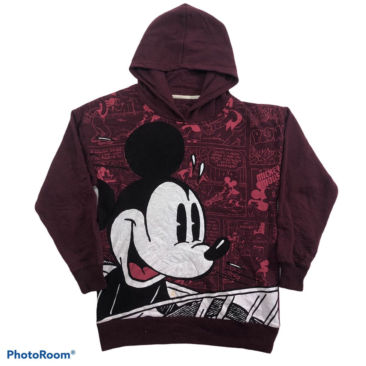 Disney Mickey Mouse Full Print Hoodie Pullover Sweatshirt Size US M / EU 48-50 / 2 - 1 Thumbnail