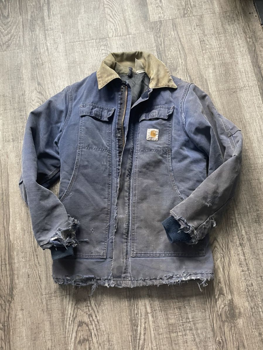 Carhartt Vintage 1970s-80s Carhartt Detroit Deep Pocket Jacket Size US L / EU 52-54 / 3 - 1 Thumbnail