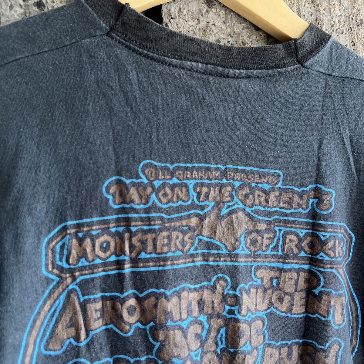 Band Tees VTG 1979 Day On The Green #3 Monsters Of Rock Tee Shirt ACDC Size US XS / EU 42 / 0 - 13 Thumbnail
