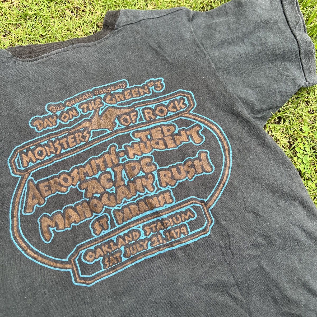 Band Tees VTG 1979 Day On The Green #3 Monsters Of Rock Tee Shirt ACDC Size US XS / EU 42 / 0 - 2 Thumbnail