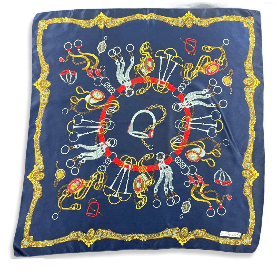 Japanese Brand × Other × Vintage Sunkyung Sa silk scarf Size ONE SIZE - 2 Thumbnail