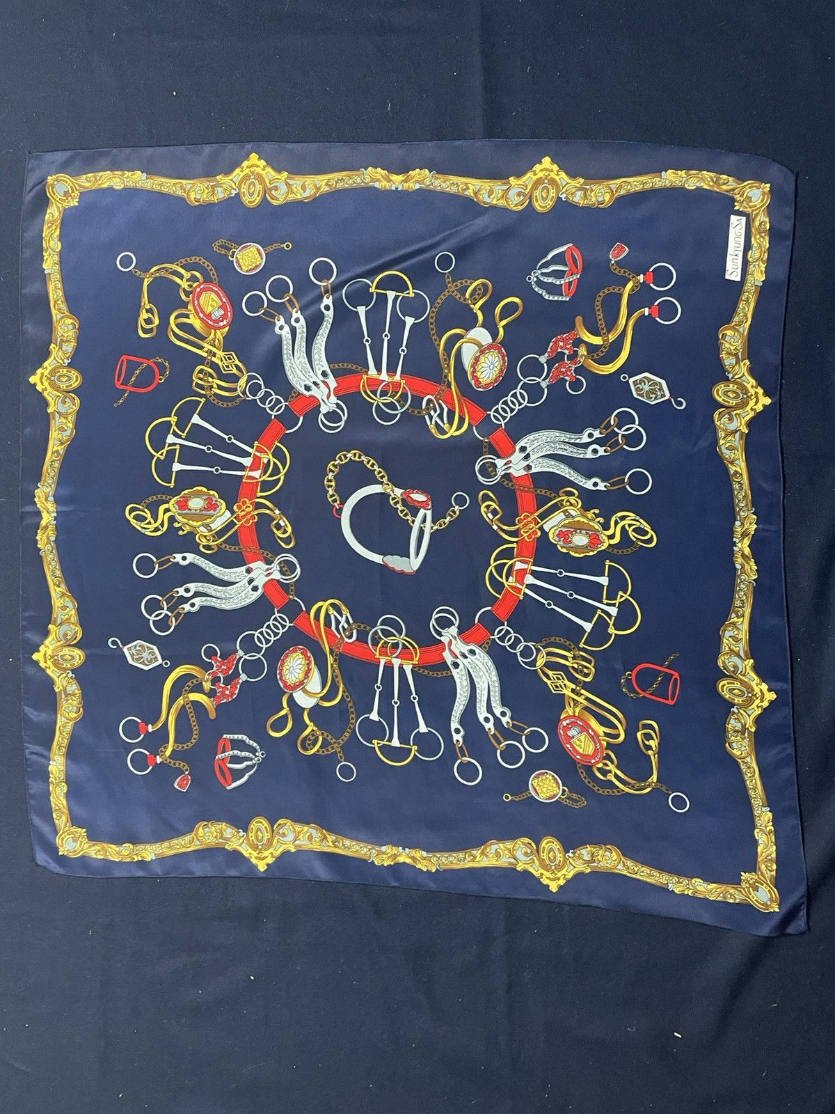 Japanese Brand × Other × Vintage Sunkyung Sa silk scarf Size ONE SIZE - 5 Thumbnail