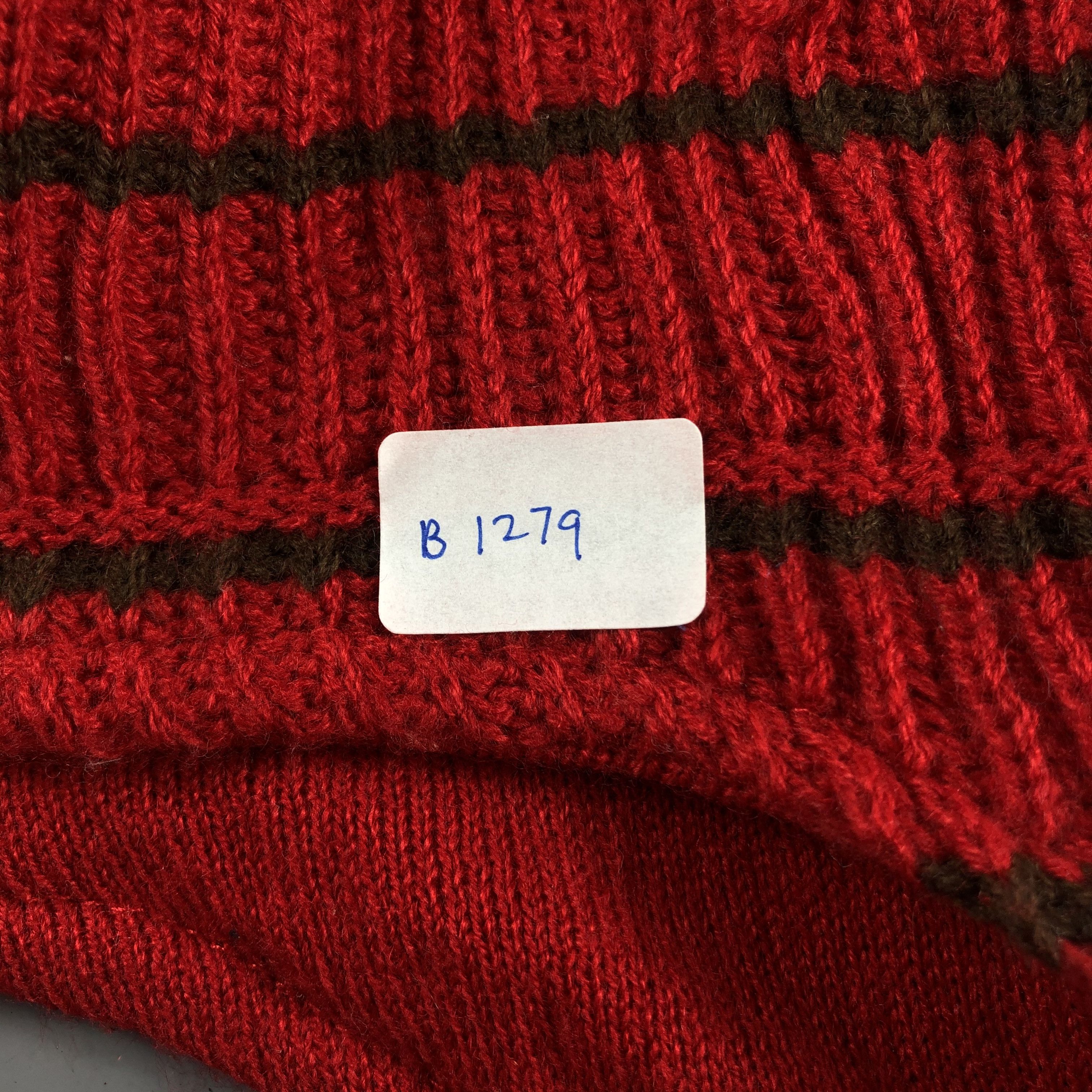 Japanese Brand × Vintage Japanese Brand Hats Earflap Beanie Stripe Snow Cap B1279 Size ONE SIZE - 9 Thumbnail
