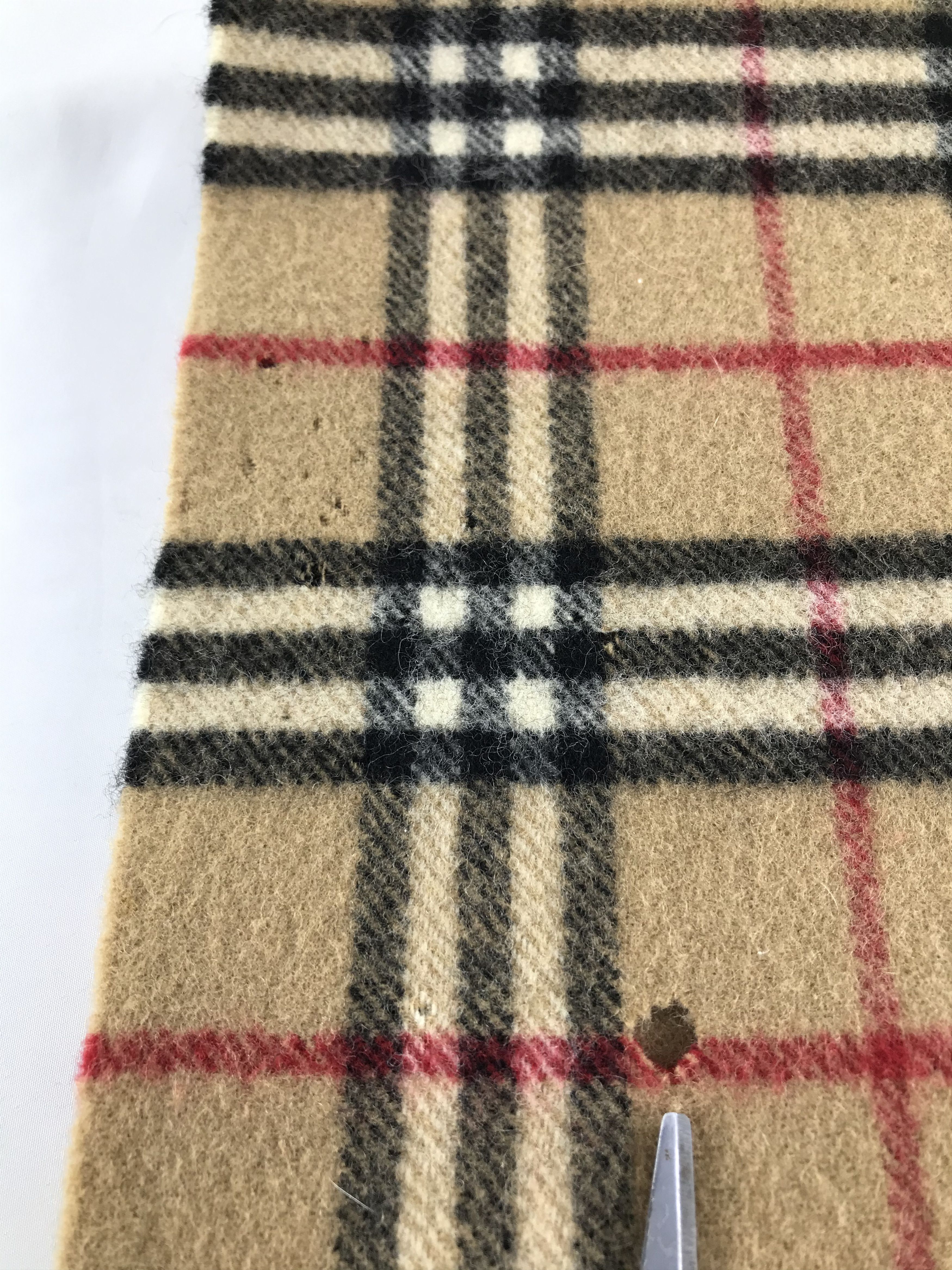 Burberry Burberrys Tan Nova Check Scarf Muffler Wool V435 Size ONE SIZE - 6 Thumbnail