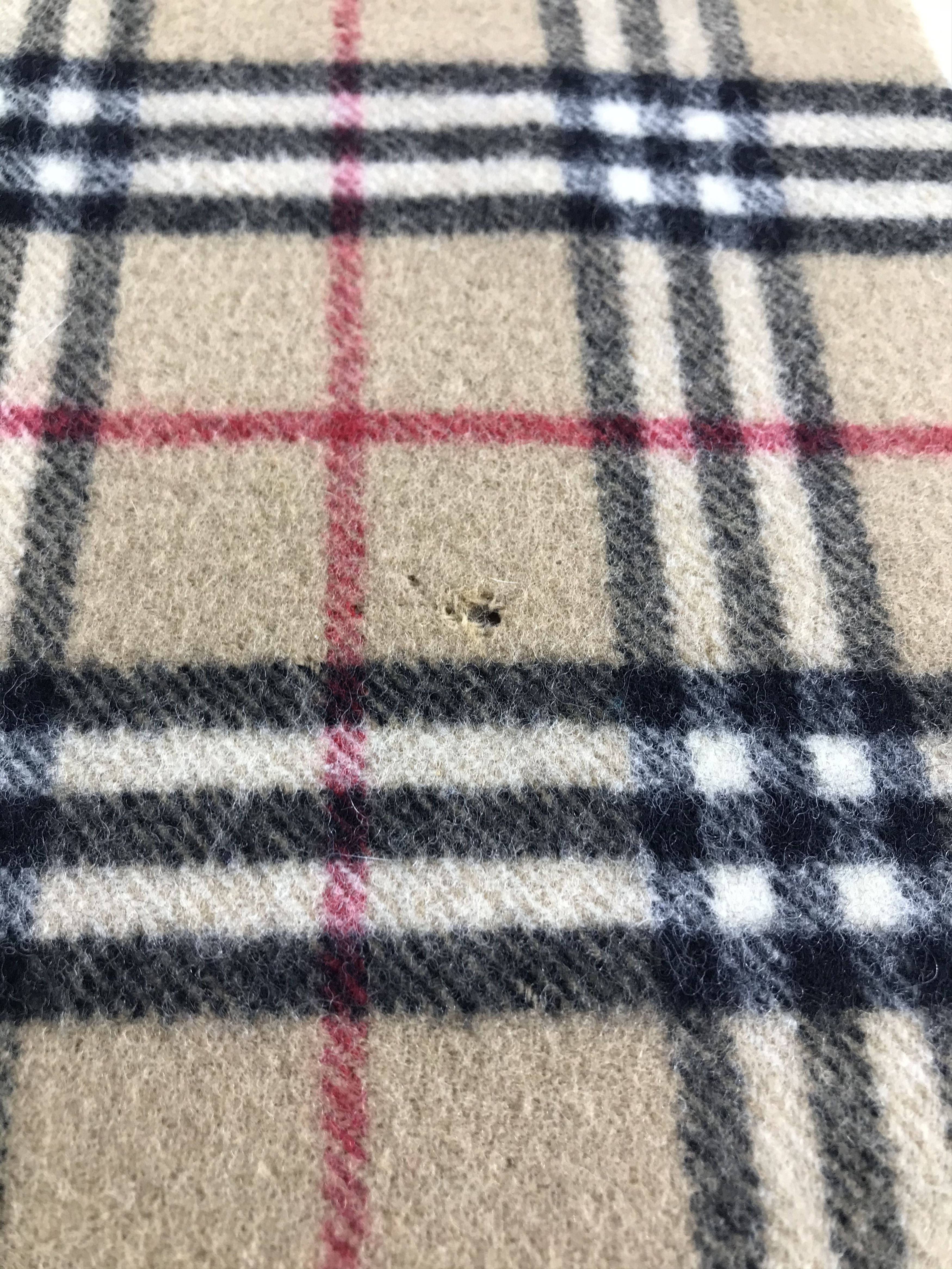 Burberry Burberrys Tan Nova Check Scarf Muffler Wool V435 Size ONE SIZE - 10 Thumbnail