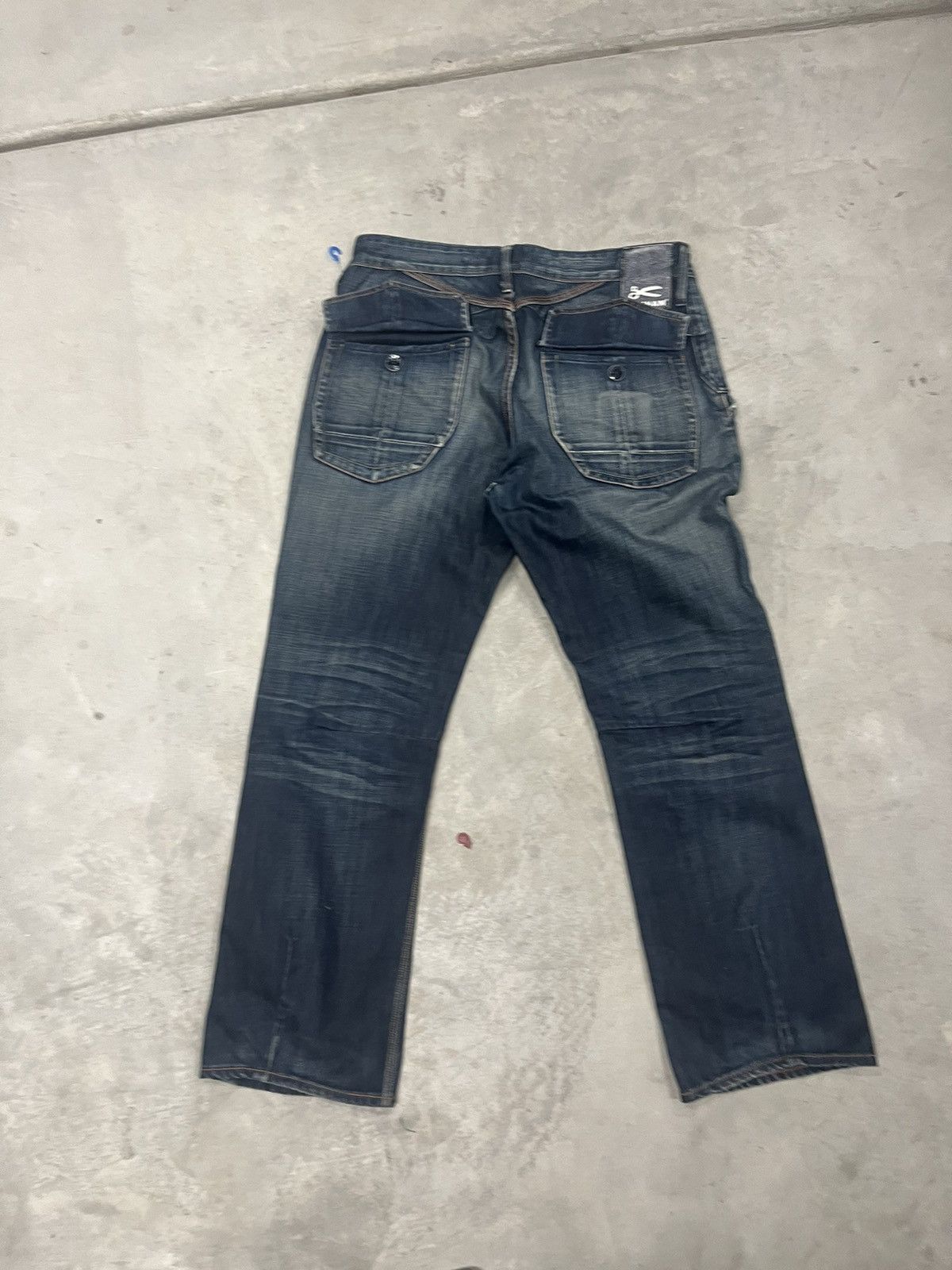 DENHAM Vintage Blue Designer Jeans Size US 36 / EU 52 - 2 Thumbnail