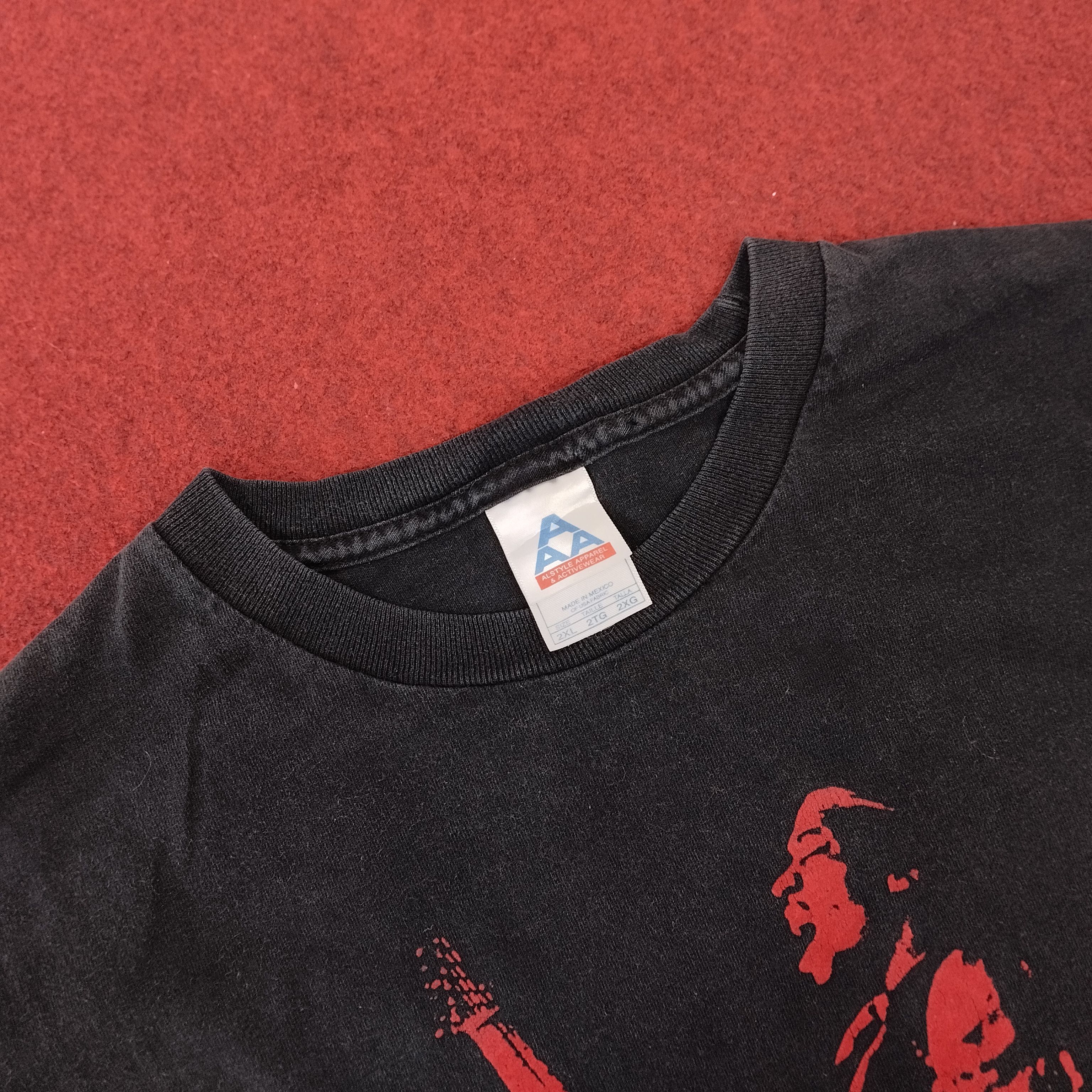 Band Tees × Jimi Hendrix × Vintage Jimi Hendrix Guitarist Legend Vintage Tshirt dp1 Size US XXL / EU 58 / 5 - 4 Thumbnail