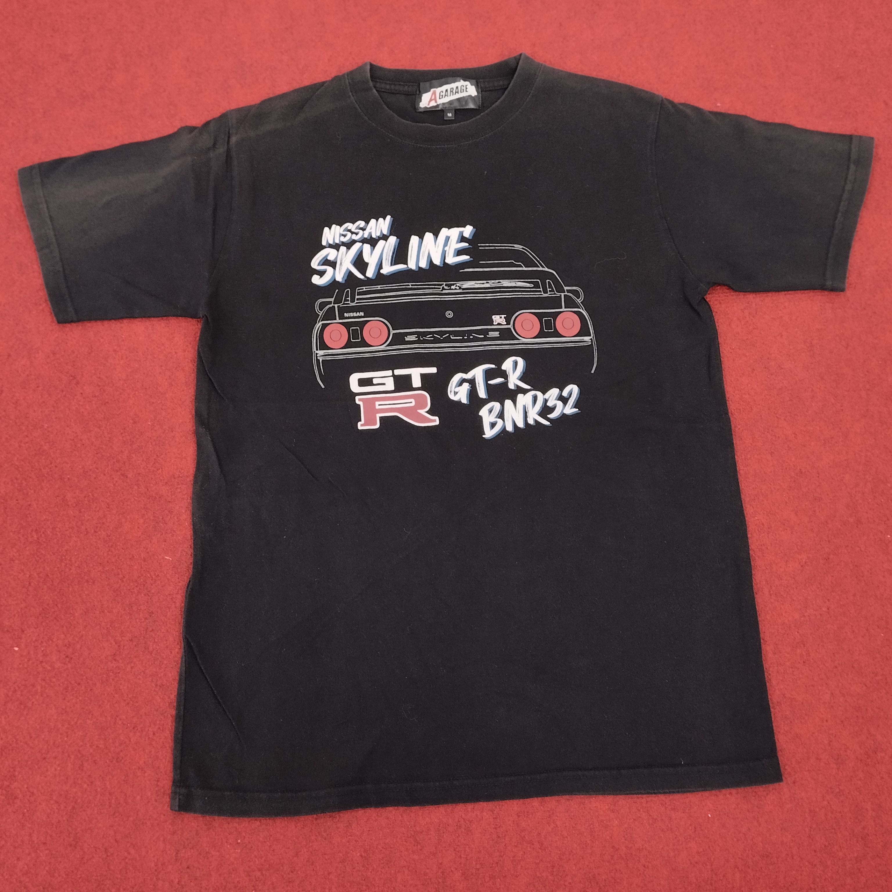 image of Nissan Skyline Gtr Nismo Racing Team Vintage Tshirt in Black, Men's (Size Medium)