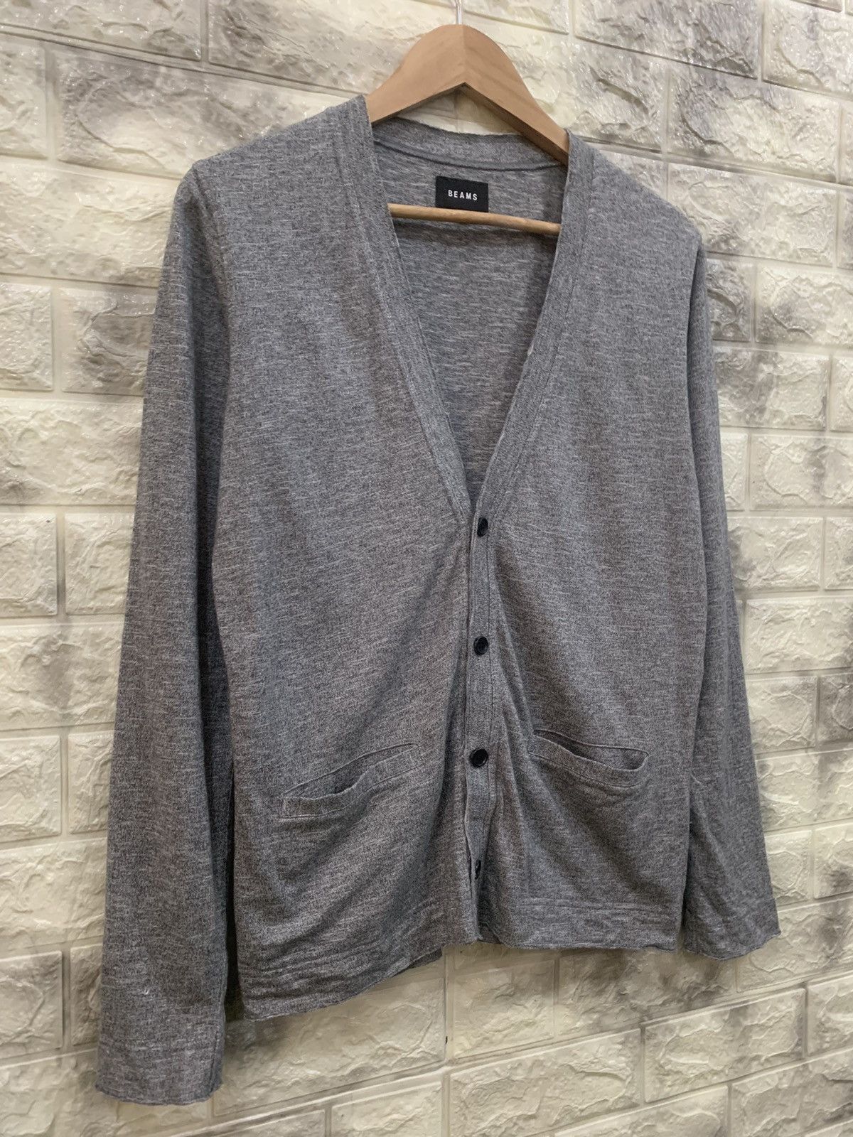 Japanese Brand Beams button Cardigan Size S / US 4 / IT 40 - 4 Thumbnail