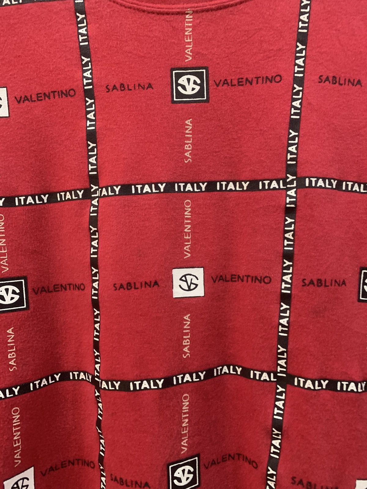 Vintage Vintage Sablina Valentino full logo tees Size US M / EU 48-50 / 2 - 7 Thumbnail