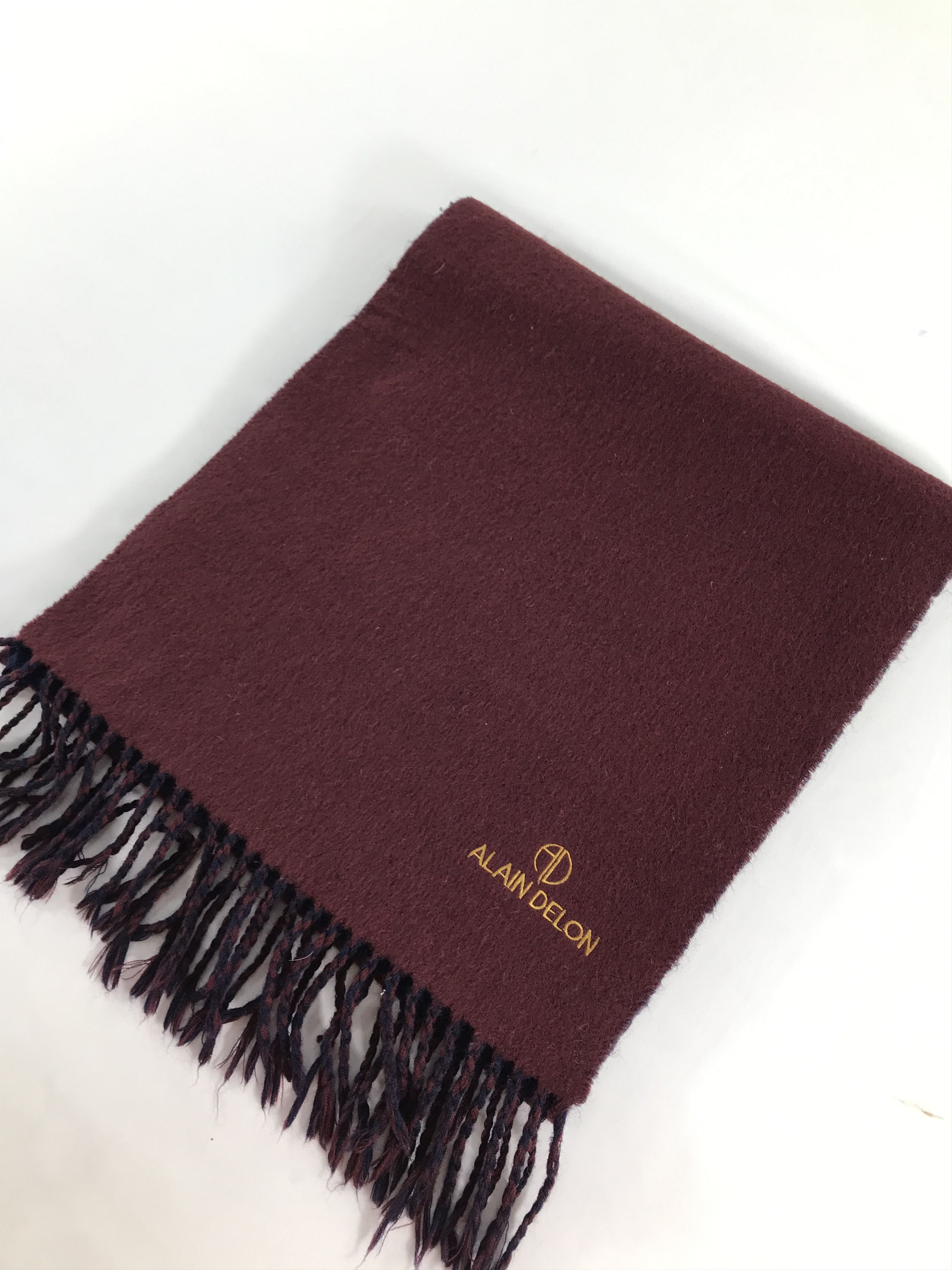 ALAIN DELON Alain Delon Wool Scarf Muffler V229 Size ONE SIZE - 3 Thumbnail