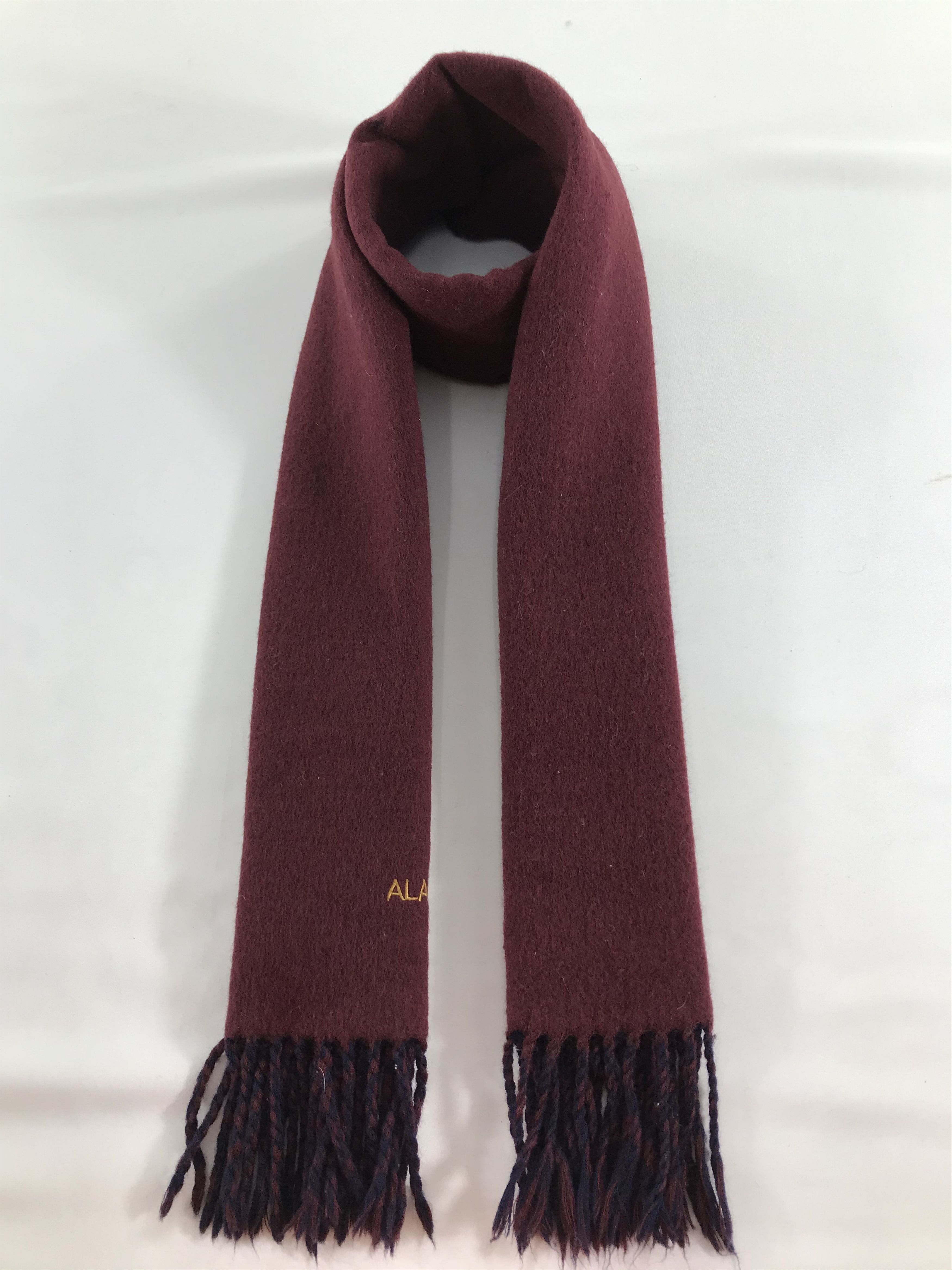 ALAIN DELON Alain Delon Wool Scarf Muffler V229 Size ONE SIZE - 1 Thumbnail
