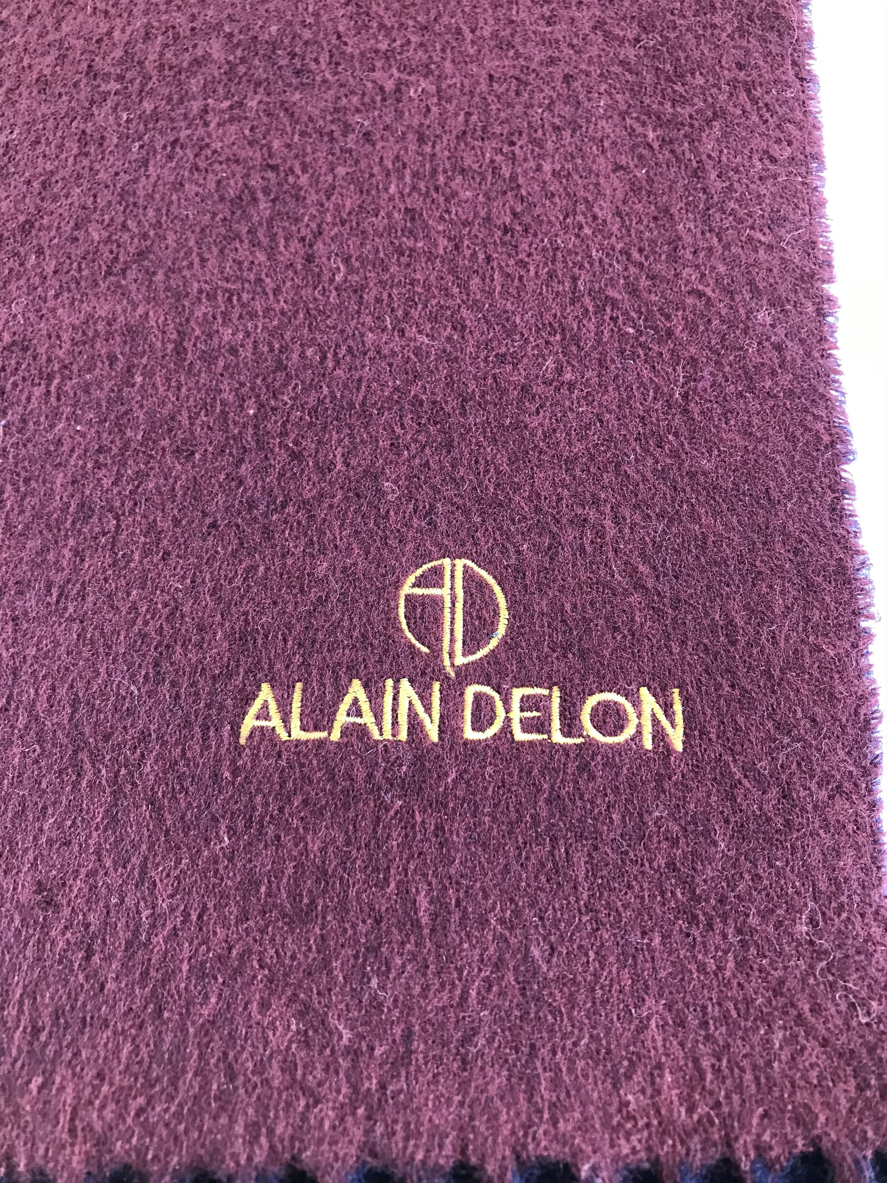 ALAIN DELON Alain Delon Wool Scarf Muffler V229 Size ONE SIZE - 4 Thumbnail