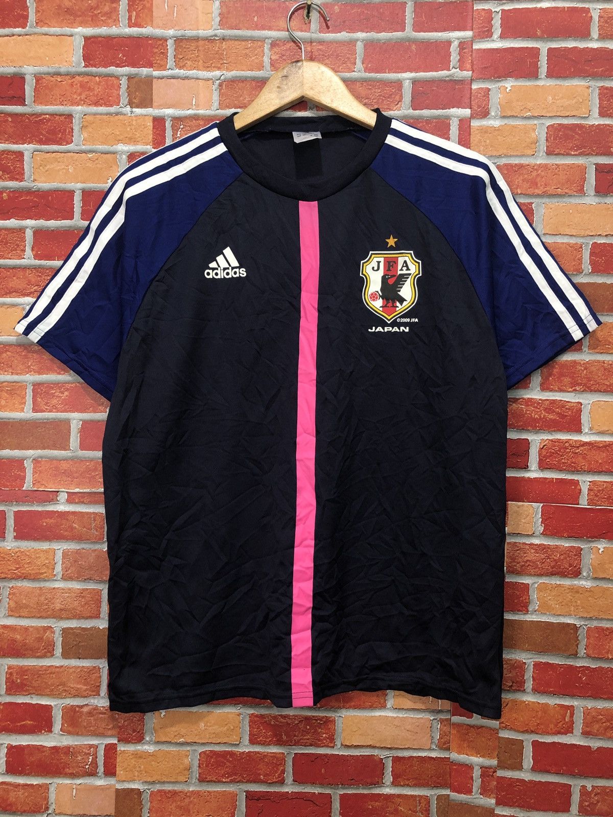 Adidas Adidas Japan JFA 2009 Jersey Size US L / EU 52-54 / 3 - 1 Thumbnail