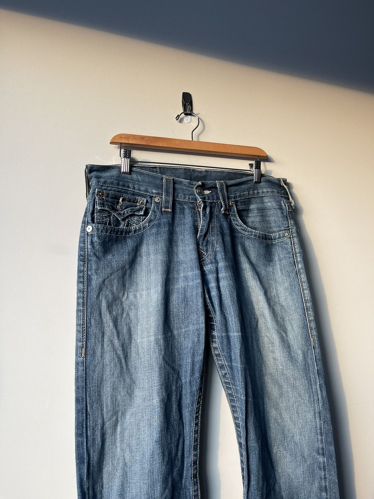 True Religion × Vintage Vintage Straight True Religion Jeans - Made In USA Size US 32 / EU 48 - 4 Thumbnail
