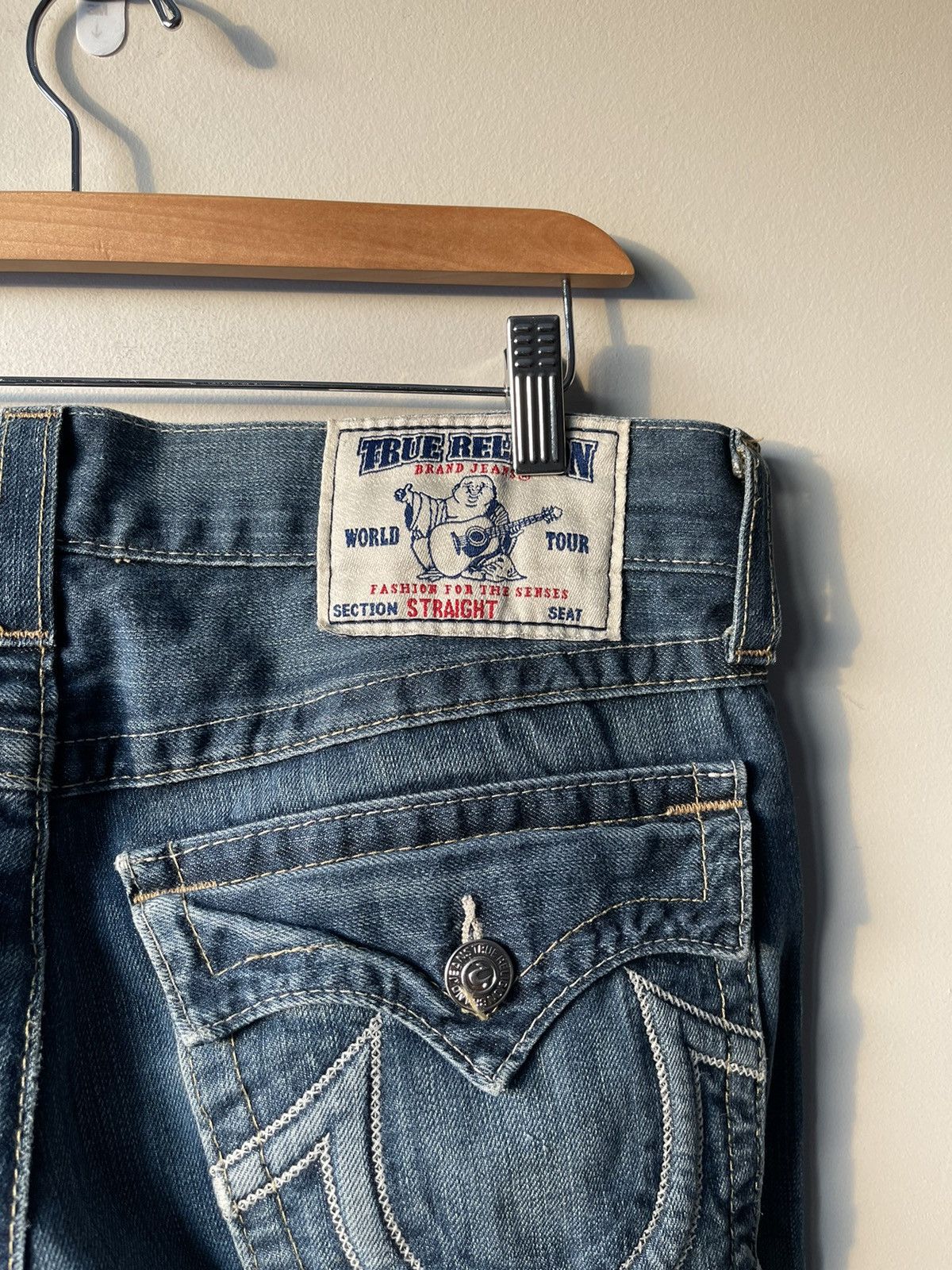True Religion × Vintage Vintage Straight True Religion Jeans - Made In USA Size US 32 / EU 48 - 10 Thumbnail