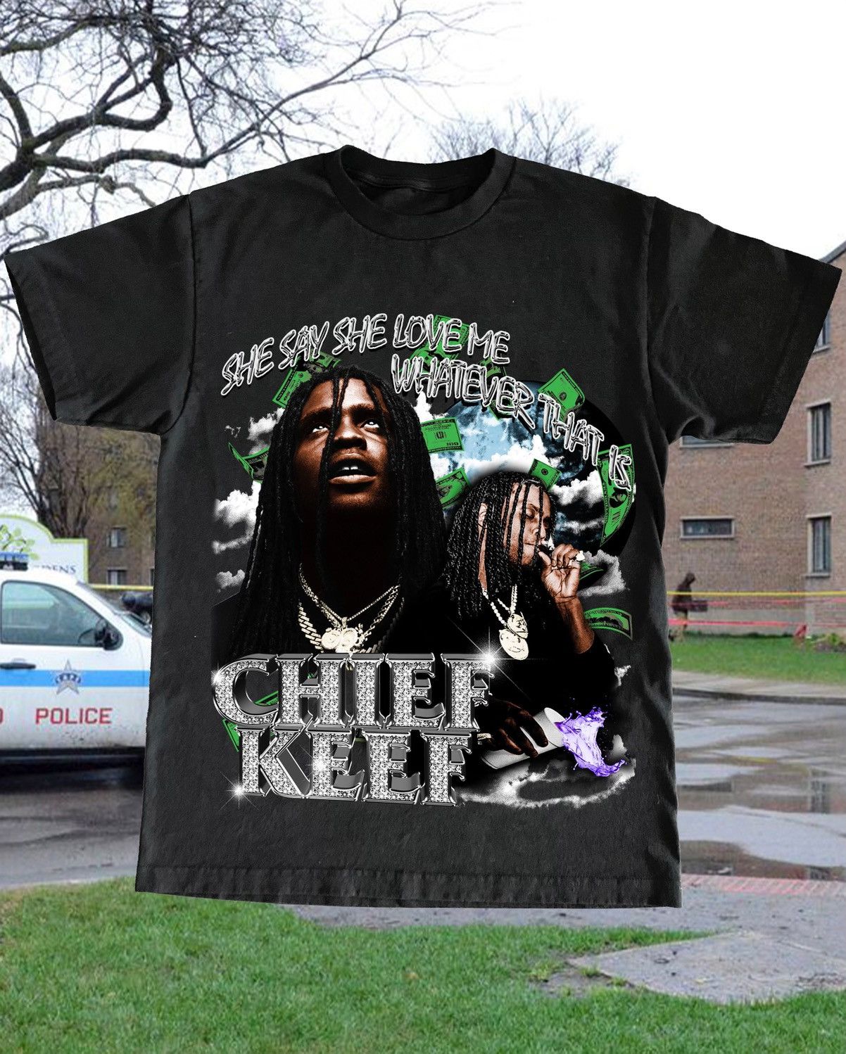 Rap Tees Chief Keef Rap Tee (Black) Size US S / EU 44-46 / 1 - 1 Preview