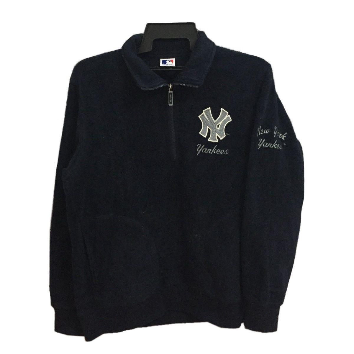 MLB Vintage New York Yankees sweatshirt logo embroidered Size US XL / EU 56 / 4 - 1 Thumbnail