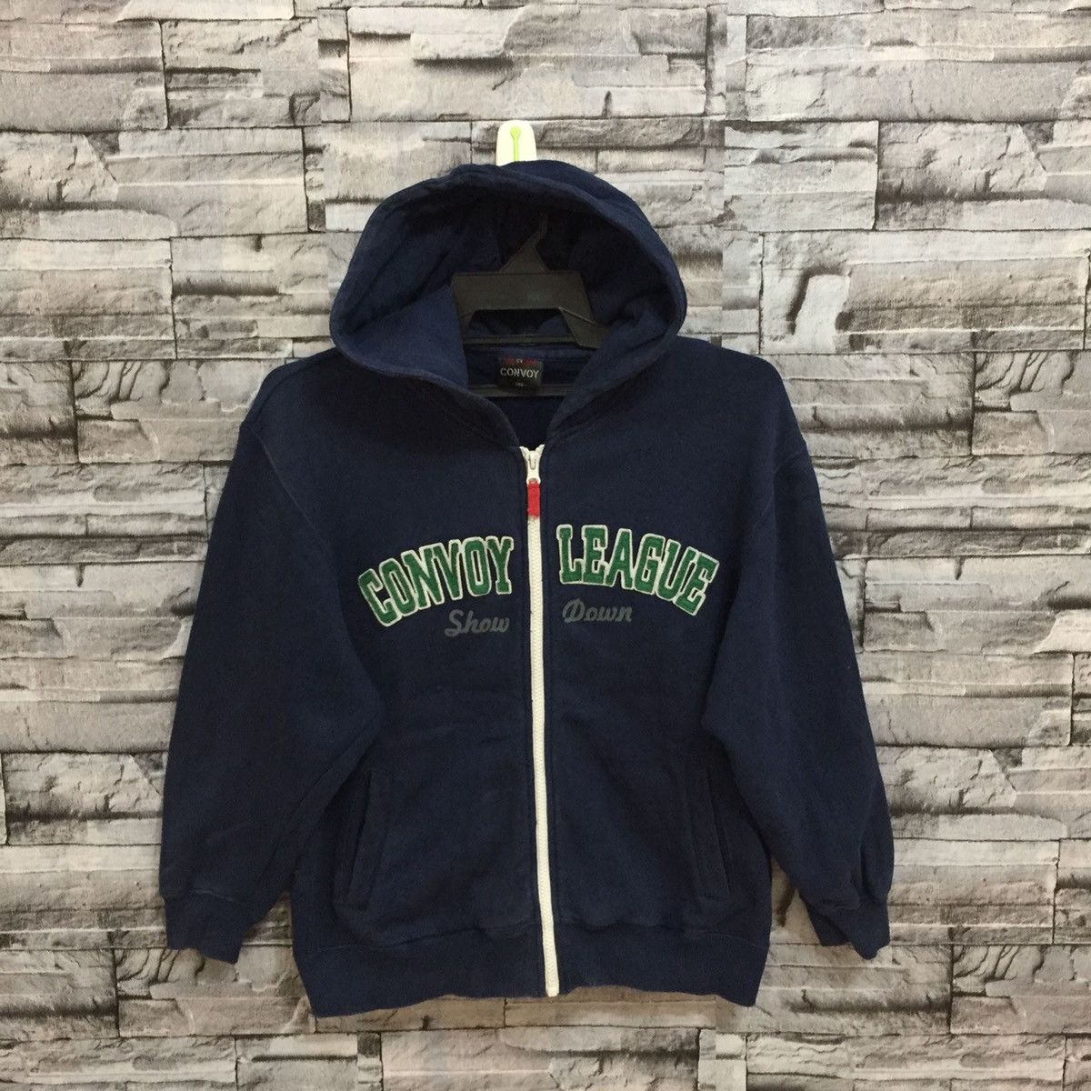 Vintage vintage Convoy hoodie logo embroidered size 140 kid fit S Size US S / EU 44-46 / 1 - 2 Thumbnail
