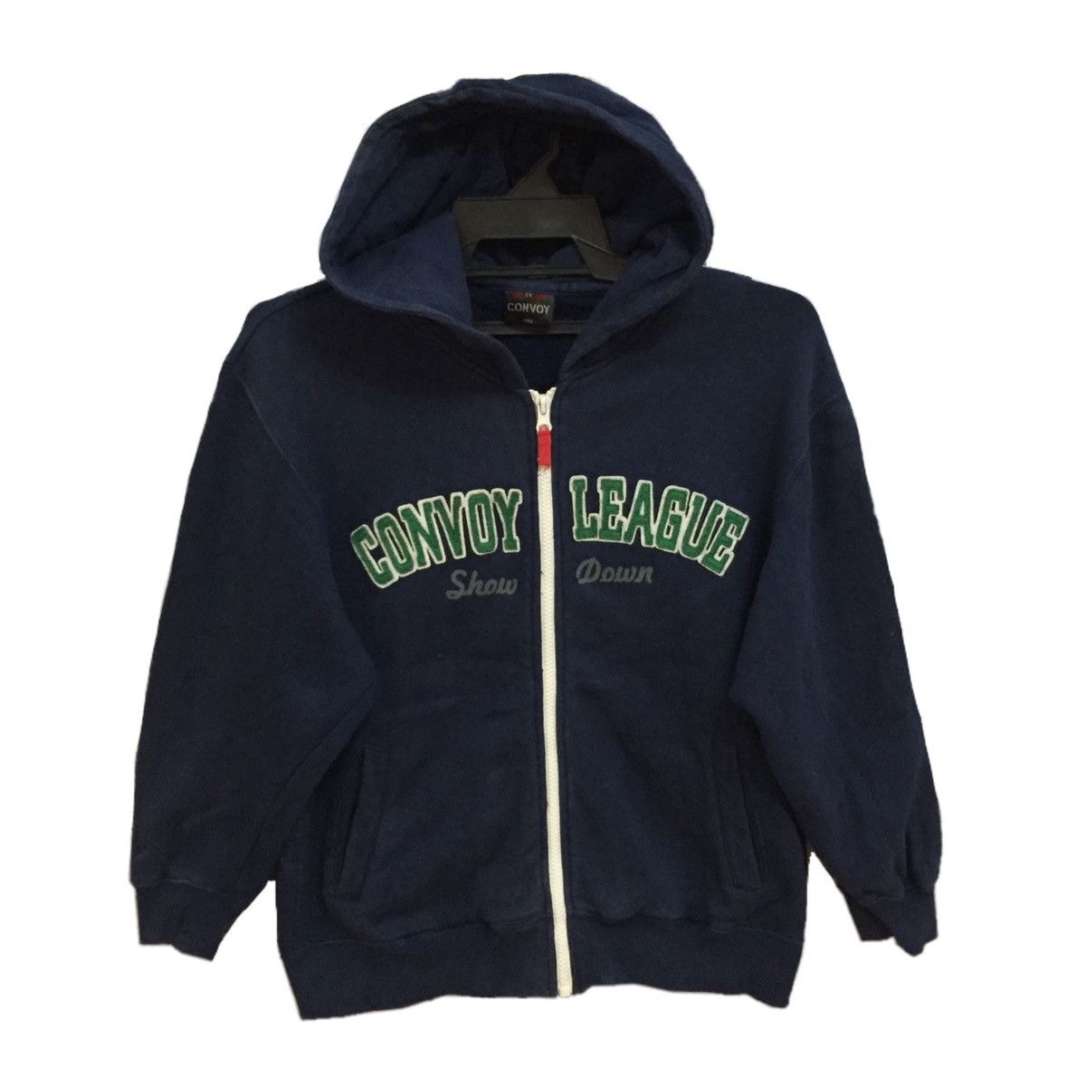 Vintage vintage Convoy hoodie logo embroidered size 140 kid fit S Size US S / EU 44-46 / 1 - 1 Thumbnail