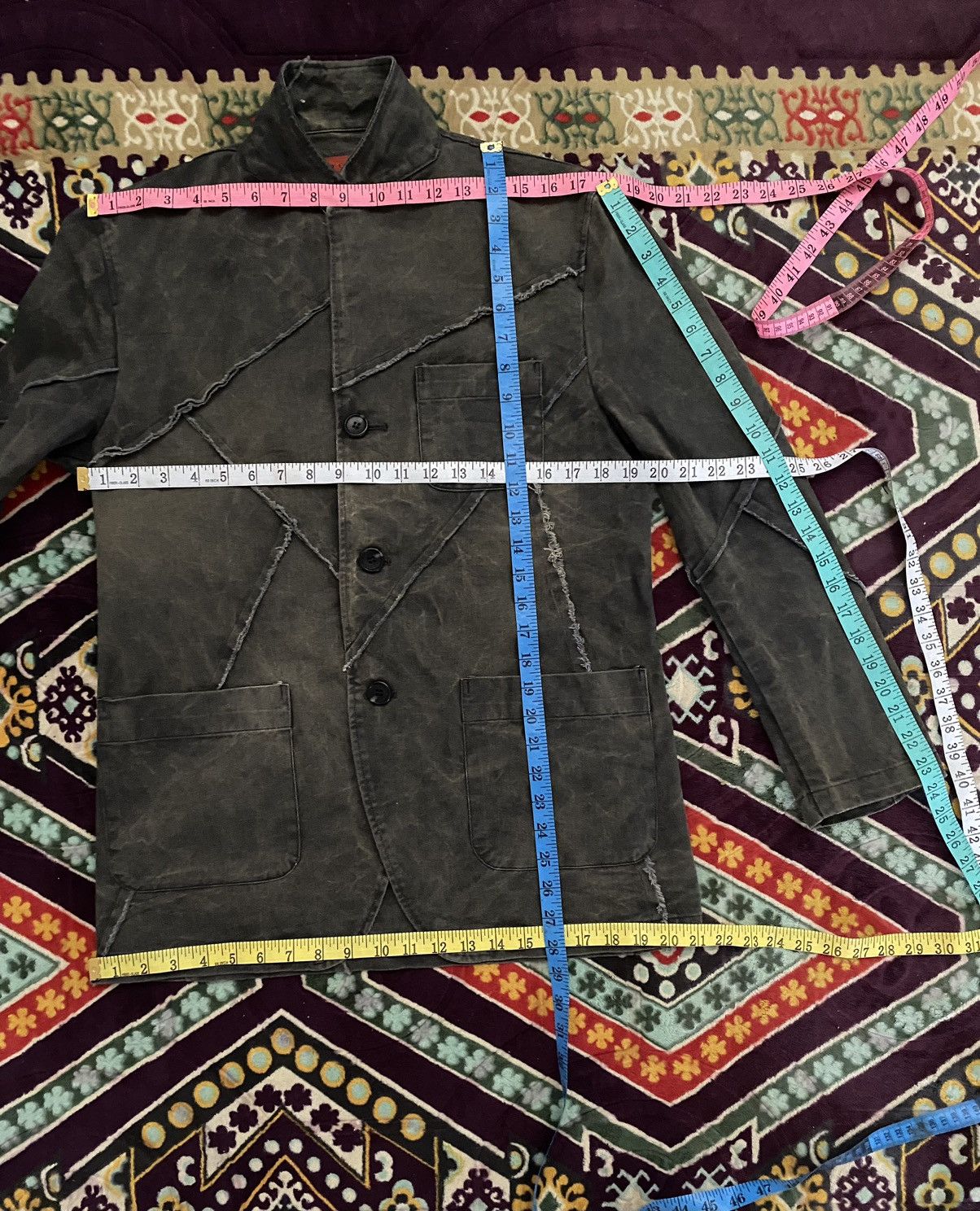 Japanese Brand × Vintage (B) KAPITAL INSPIRED PATCHWORK JACKET SKY CONQUEROR Size US M / EU 48-50 / 2 - 10 Thumbnail