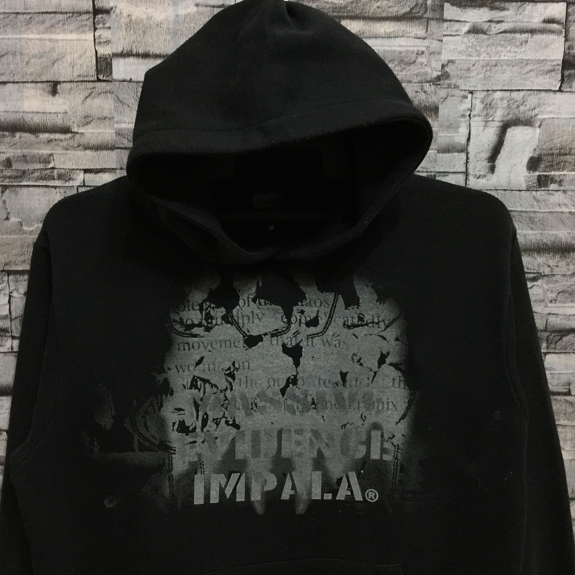 Vintage Impala hoodie spellout Massive Evidence size M Size US M / EU 48-50 / 2 - 3 Thumbnail