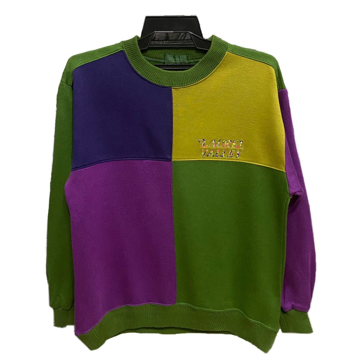 Vintage Vintage Laurel Valley sweatshirt embroidered patchwork Size US M / EU 48-50 / 2 - 1 Thumbnail