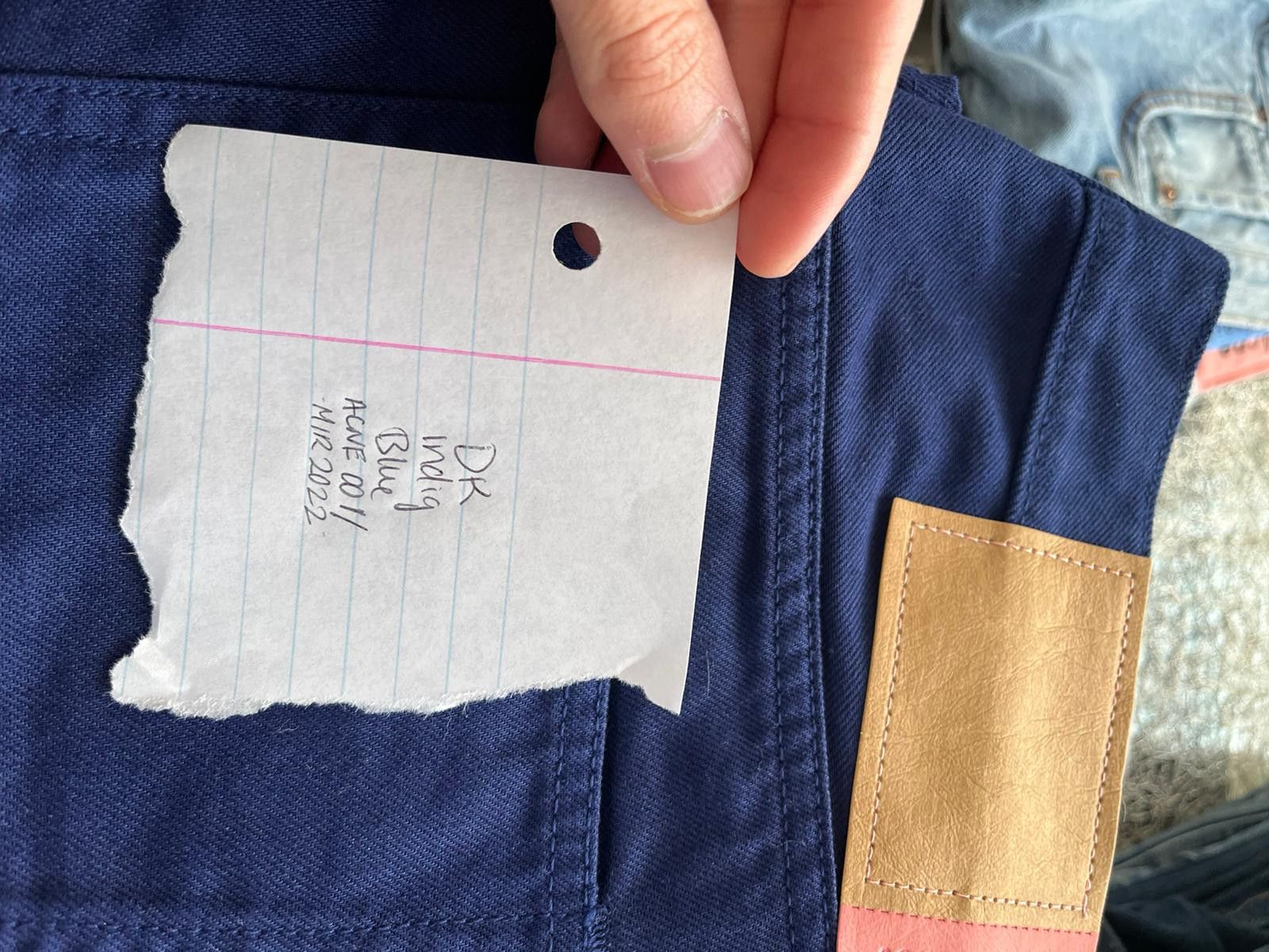 Acne Studios 31 x 34 1996 Denim in Dark Indigo Blue | Grailed