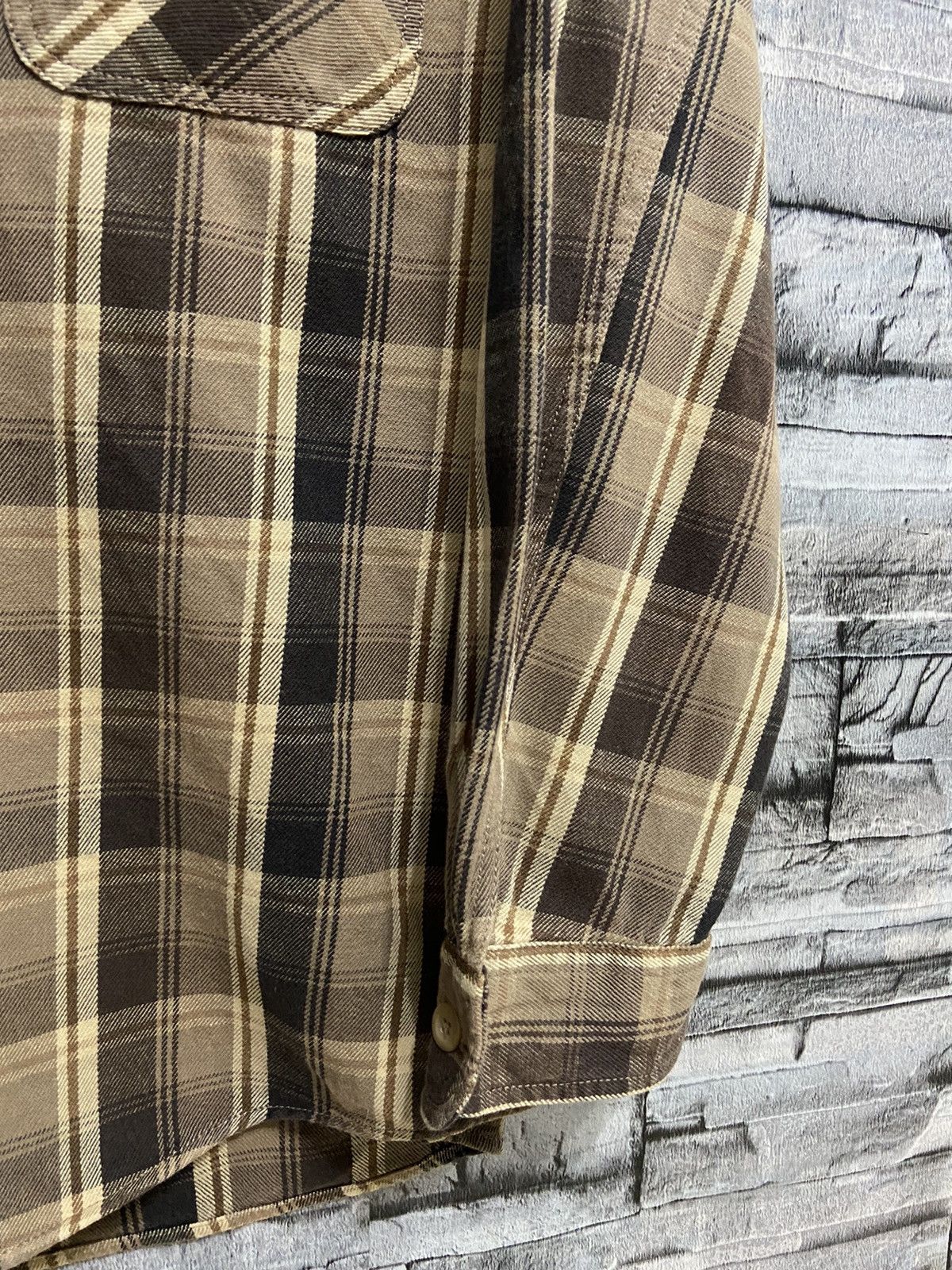 Flannel Vintage Flannel double pocket plaid design Size US L / EU 52-54 / 3 - 5 Thumbnail