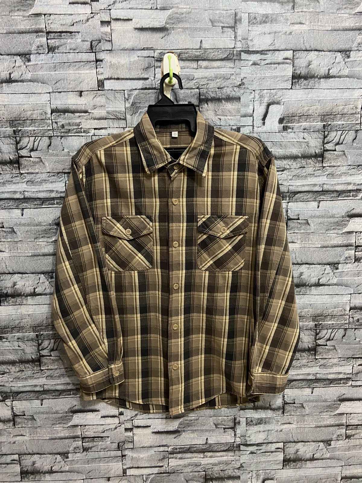 Flannel Vintage Flannel double pocket plaid design Size US L / EU 52-54 / 3 - 1 Thumbnail