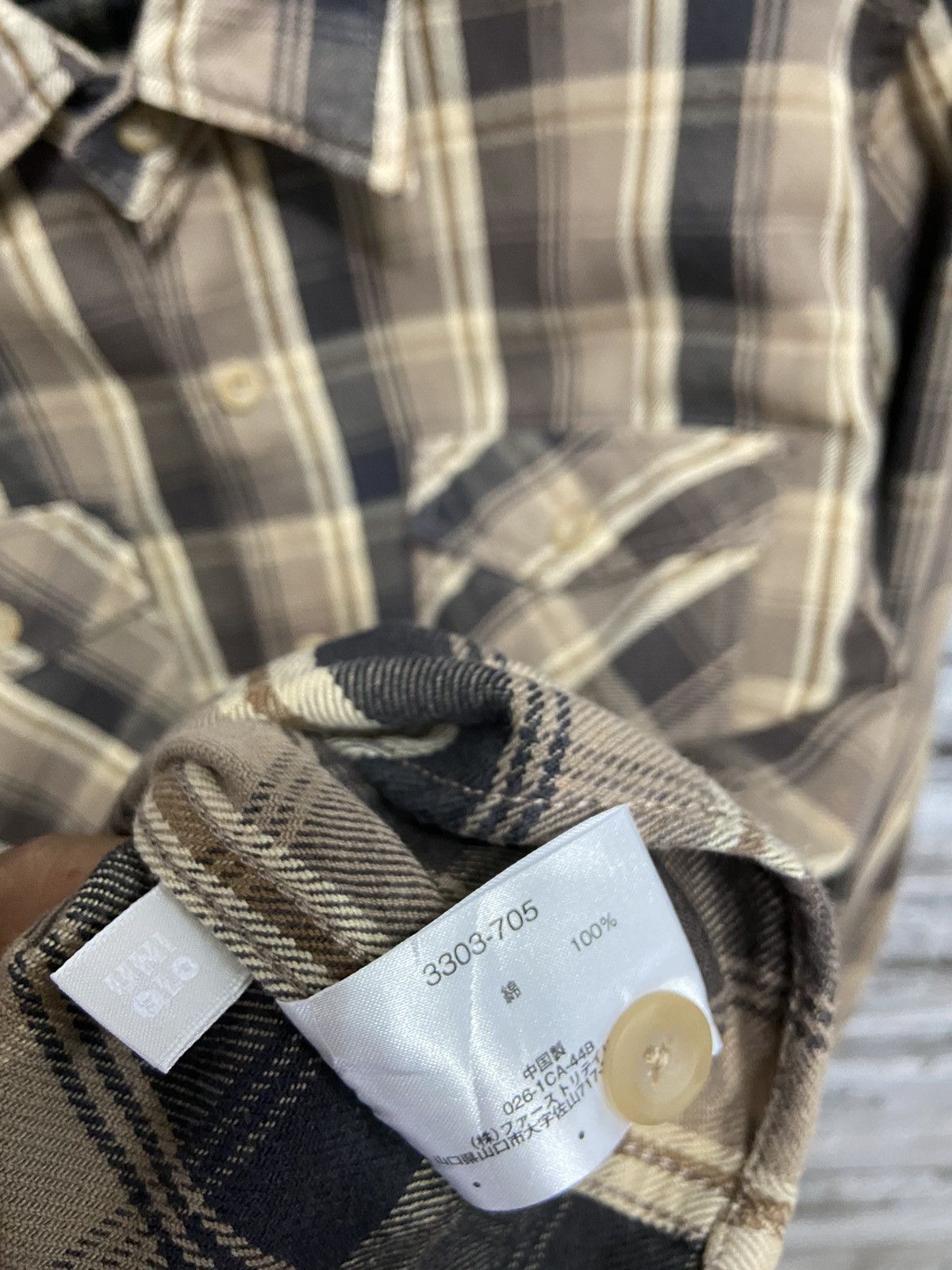 Flannel Vintage Flannel double pocket plaid design Size US L / EU 52-54 / 3 - 6 Thumbnail