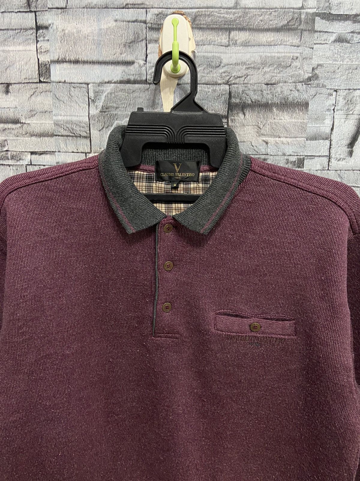 Valentino Vintage Claudio Valentino Paris sweatshirt small design Size US M / EU 48-50 / 2 - 2 Thumbnail