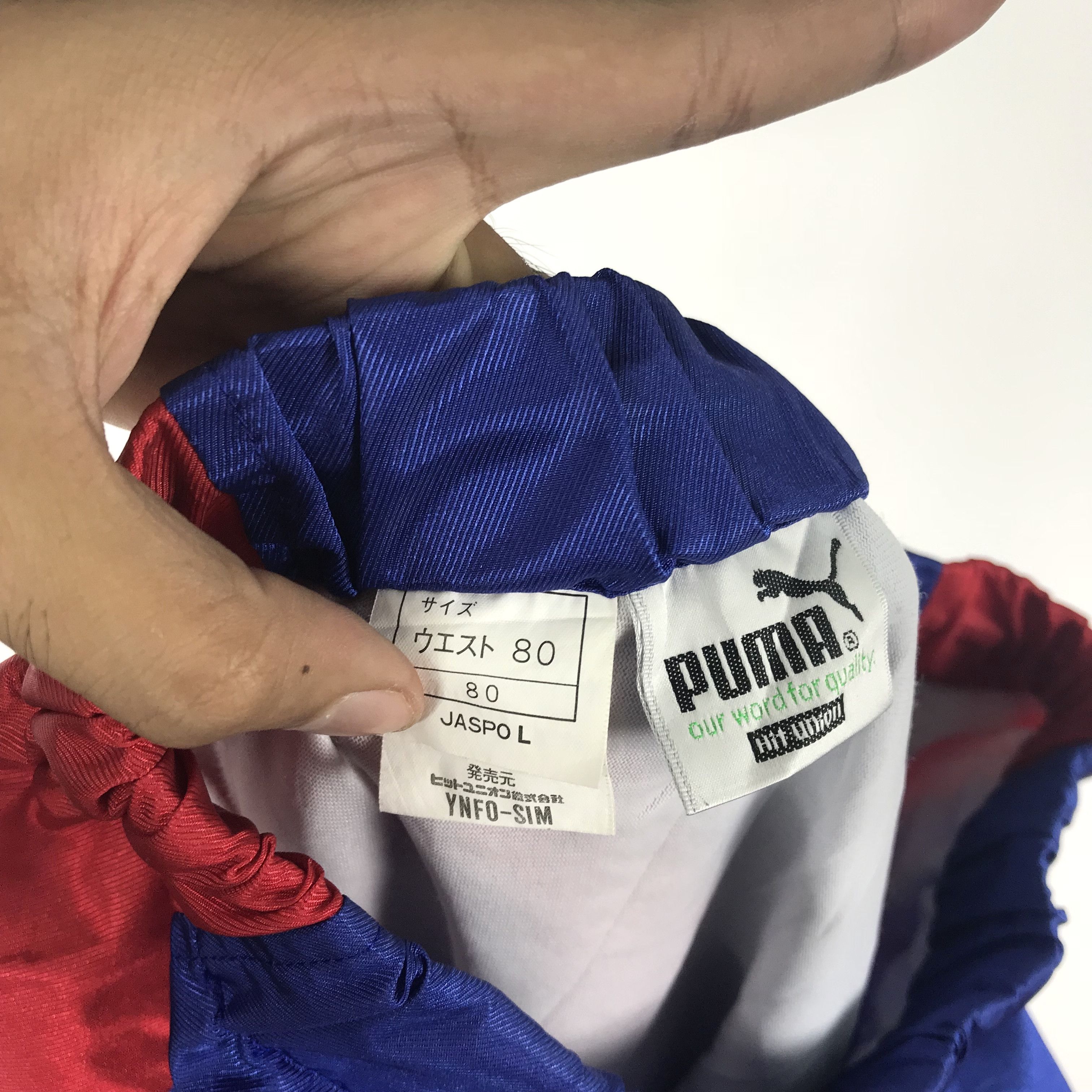 Puma PUMA STRIPES Side Tape Blue Sweatpants / Track Pants Size US 31 - 4 Thumbnail