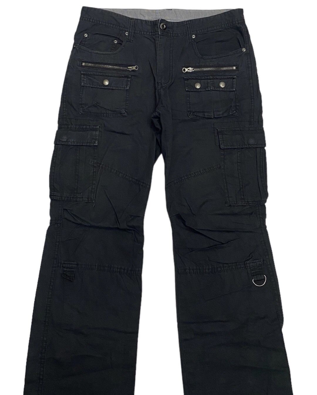 Designer 🔥JAPAN BONDAGE MULTI ZIPPER POCKET PARACHUTE TACTICAL PANTS Size US 34 / EU 50 - 5 Thumbnail