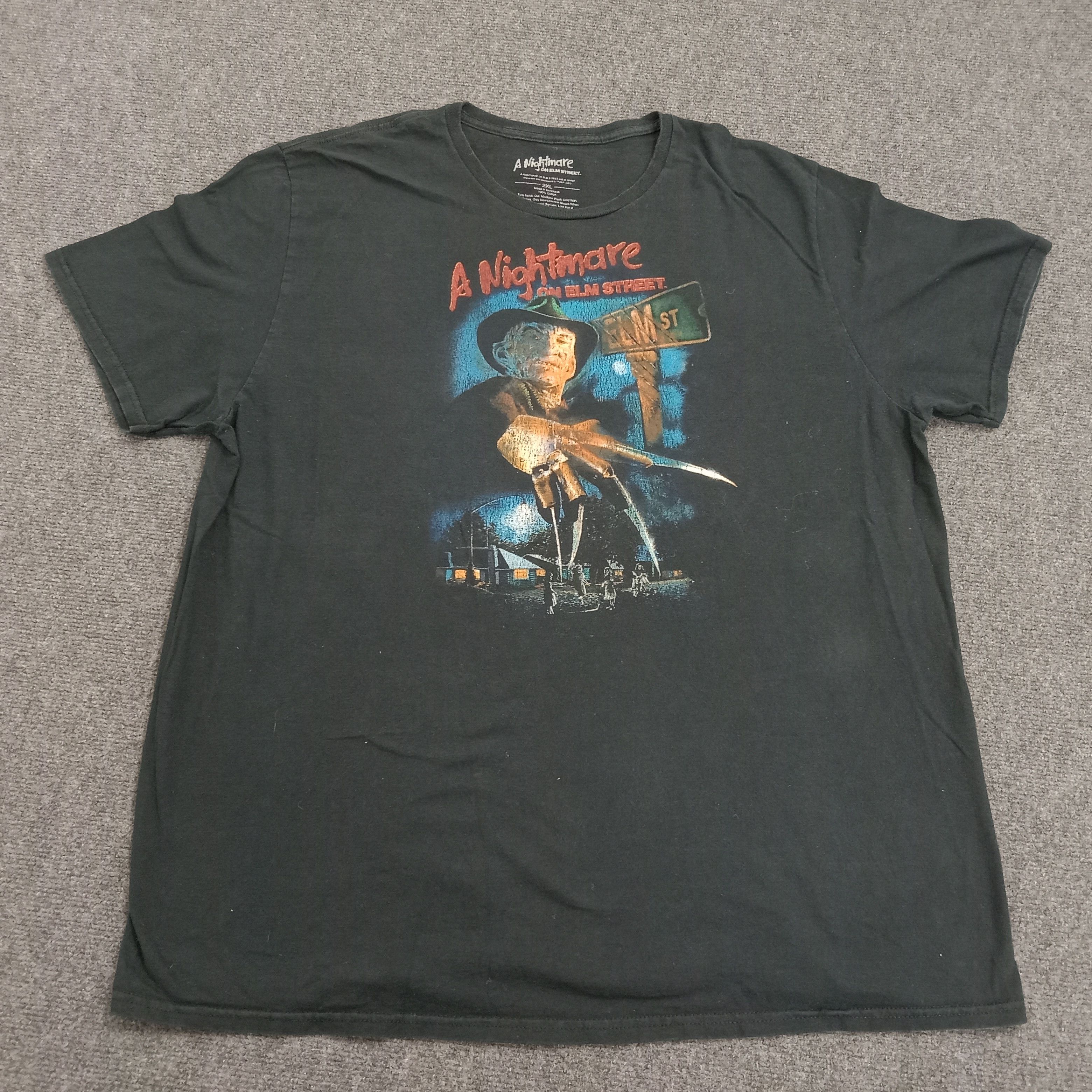 Vintage A Nightmare On ELM Street American Horror Movie Tees Size US XXL / EU 58 / 5 - 1 Thumbnail