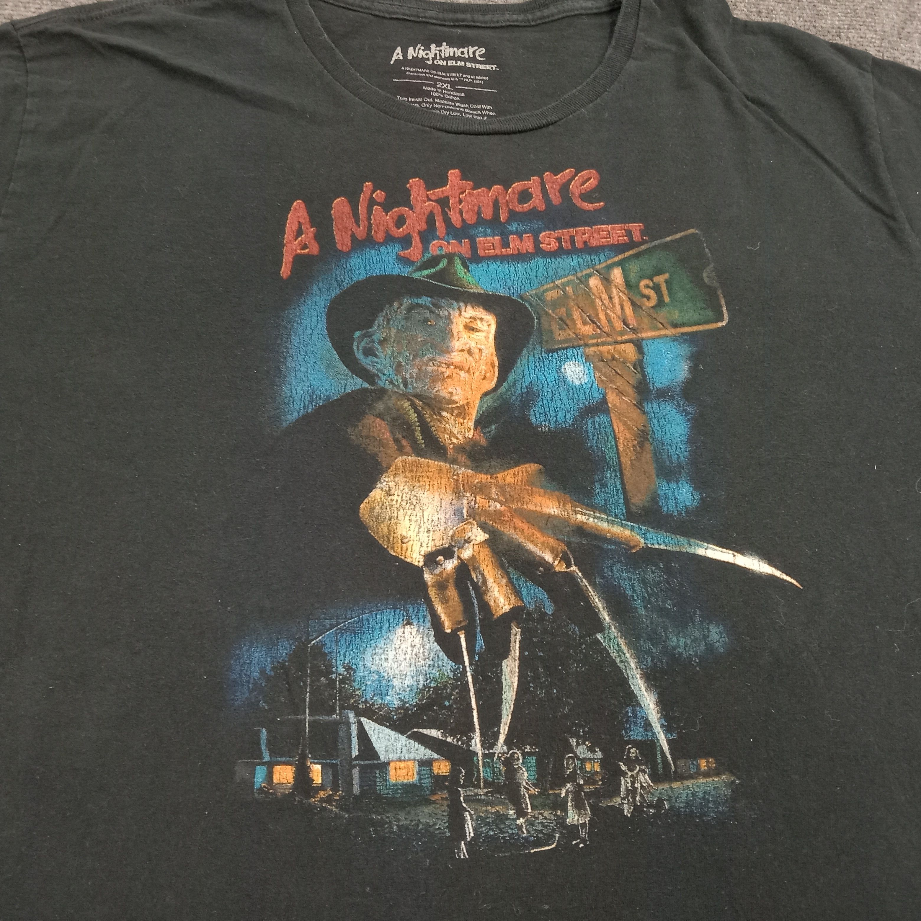 Vintage A Nightmare On ELM Street American Horror Movie Tees Size US XXL / EU 58 / 5 - 3 Thumbnail