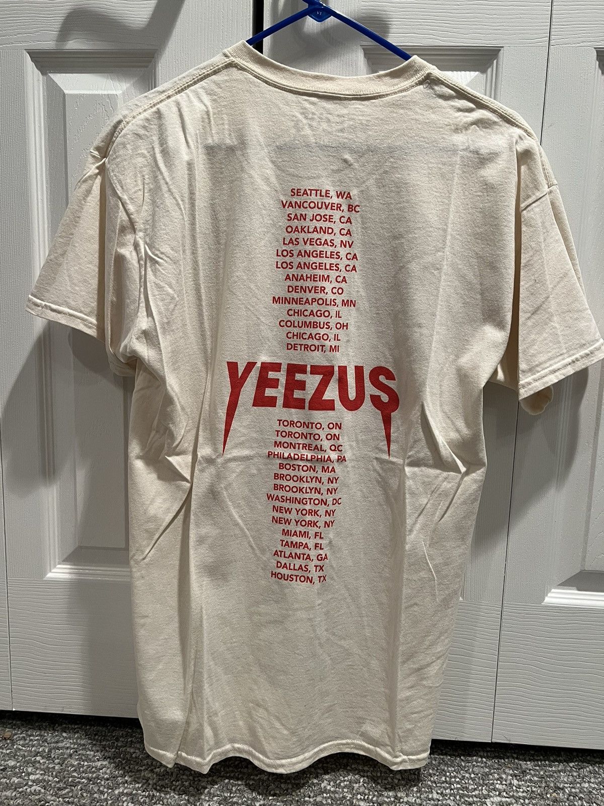 Kanye West New - Rare 2013 Yeezus Tour Merch Off White Sz Large Size US L / EU 52-54 / 3 - 2 Thumbnail