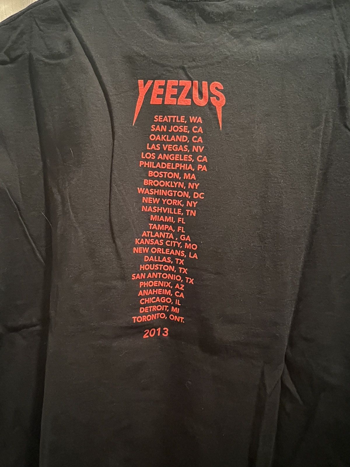 Kanye West Rare 2013 Jesus Wants You Yeezus Tour Merch Off White Large Size US L / EU 52-54 / 3 - 2 Thumbnail