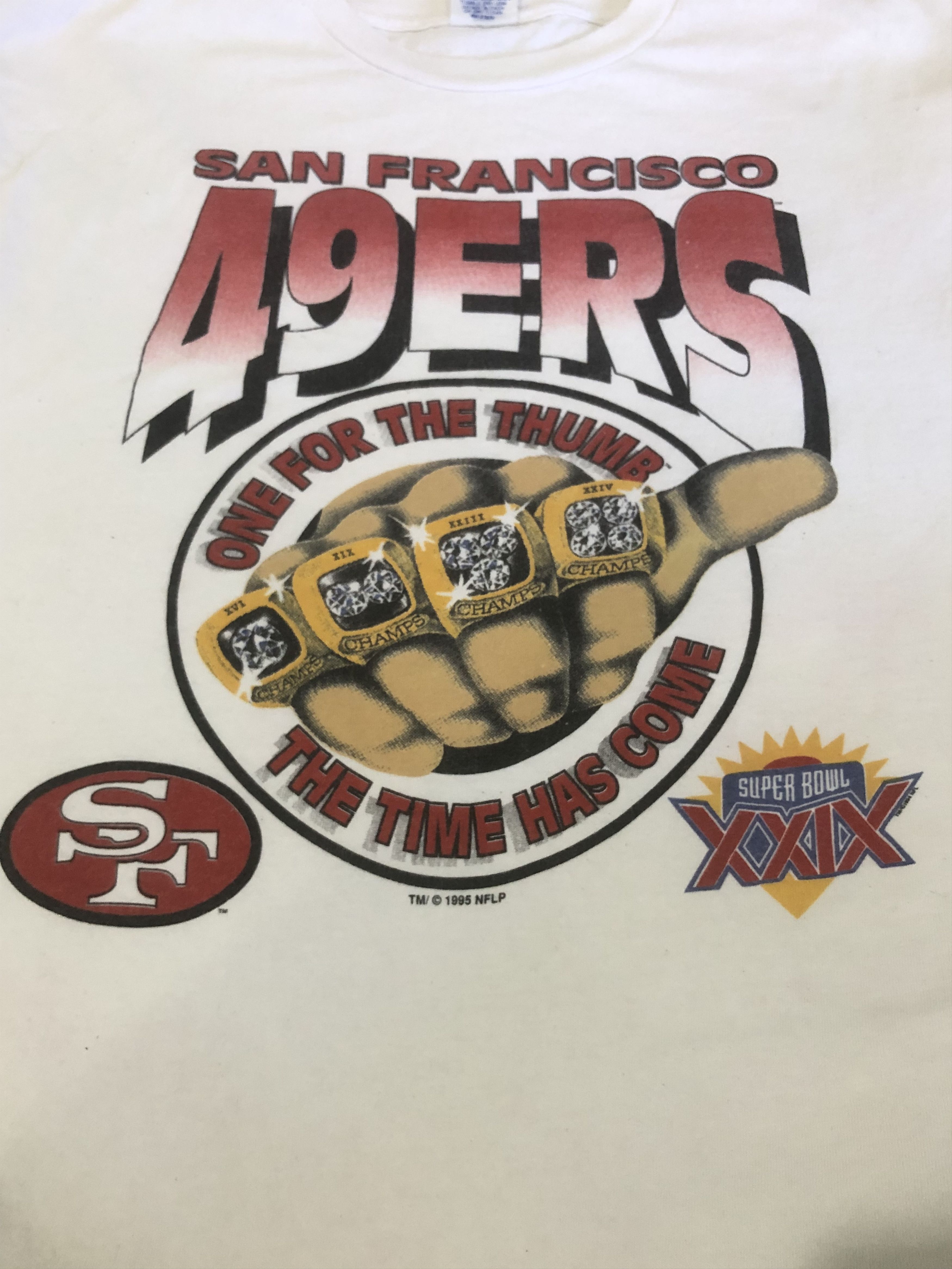 NFL Vintage Rare NFL San Francisco 49ERS Super Bowl XXIX Size US L / EU 52-54 / 3 - 2 Thumbnail