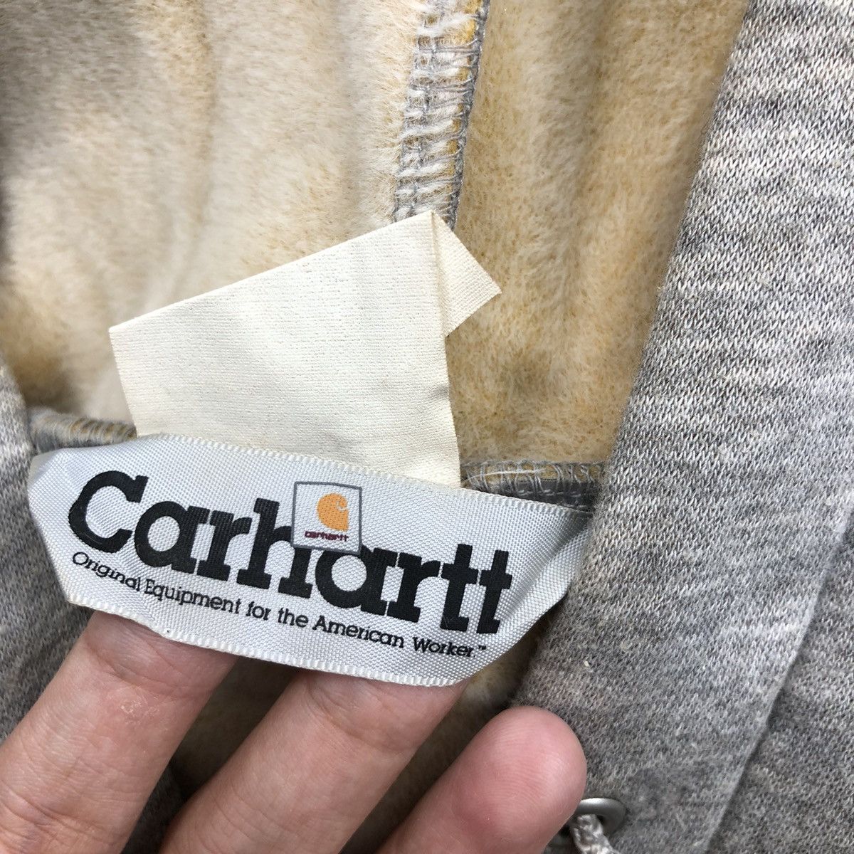Carhartt Vintage CARHARTT Sweater Hoodies Small Logo Embroidery Size US L / EU 52-54 / 3 - 5 Thumbnail