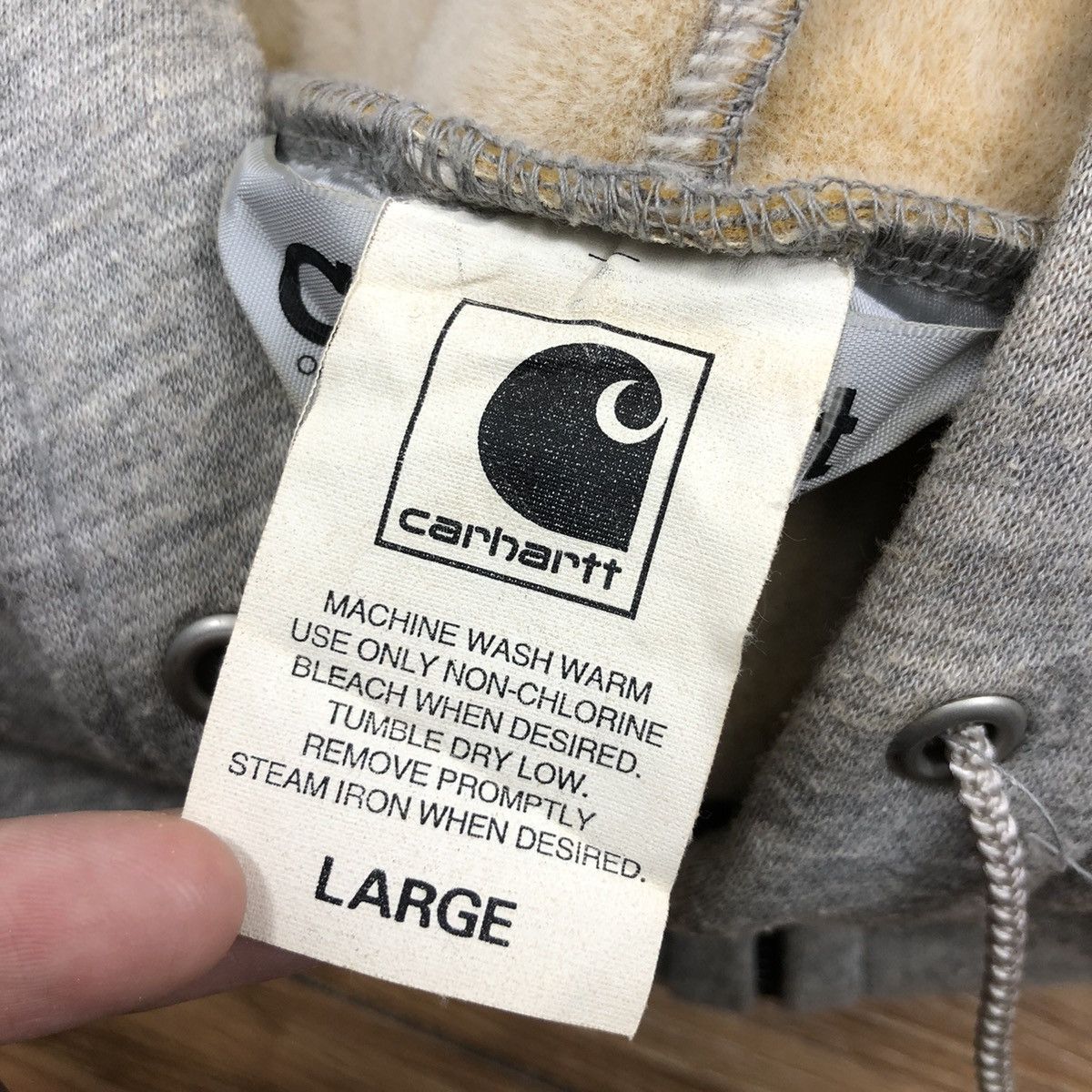 Carhartt Vintage CARHARTT Sweater Hoodies Small Logo Embroidery Size US L / EU 52-54 / 3 - 6 Thumbnail