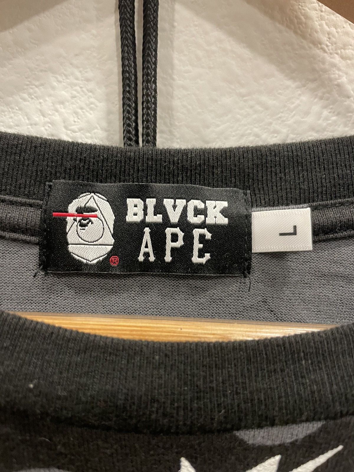 Bape × Black Scale BAPE Blvck Color Camo Long Sleeve Tee Size US L / EU 52-54 / 3 - 3 Thumbnail